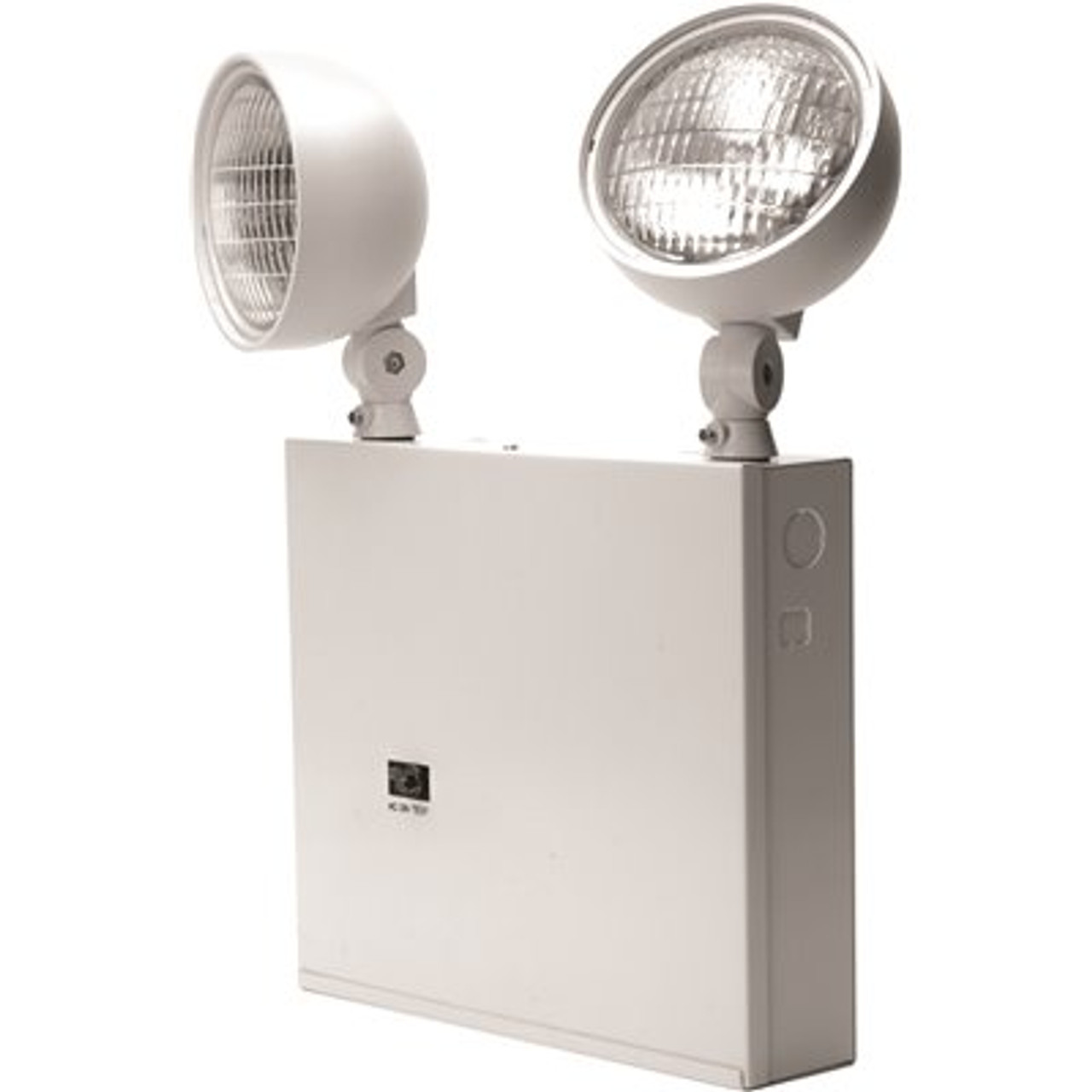 Lithonia Lighting New York Approved 2-Head White Steel Emergency Fixture Unit