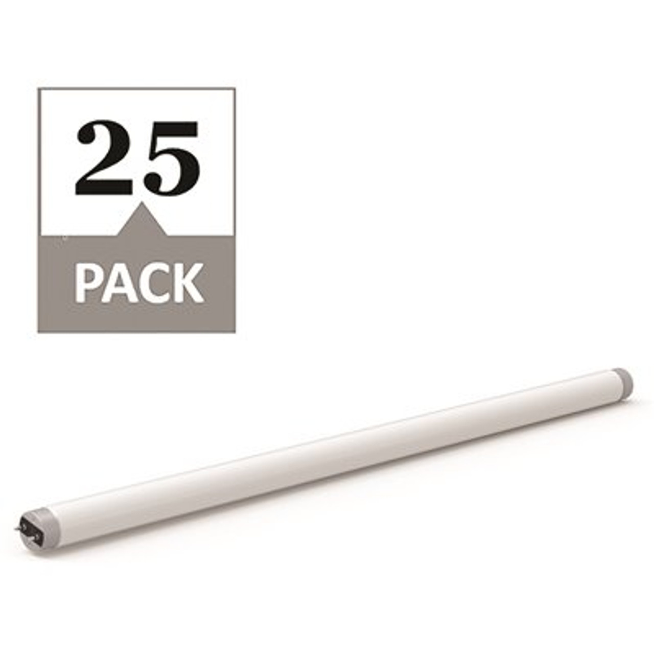 Simply Conserve 14-Watt Equivalent 4 ft. Linear T8 Hybrid LED Tube Light Bulb 3500K (25-Pack)