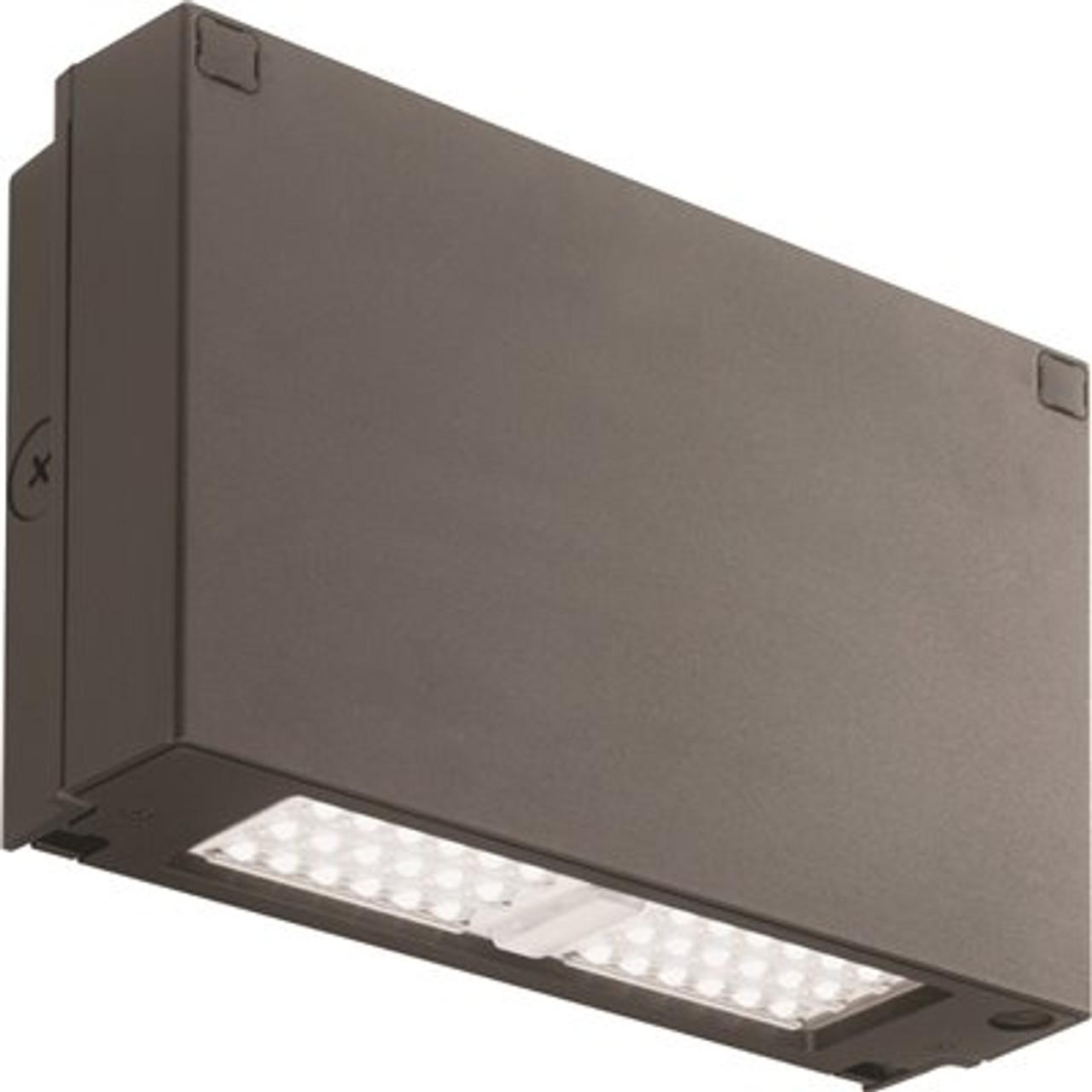 Lithonia Lighting Contractor Select 250- Watt Equivalent Integrated LED Bronze Wall Pack Light, 4000K