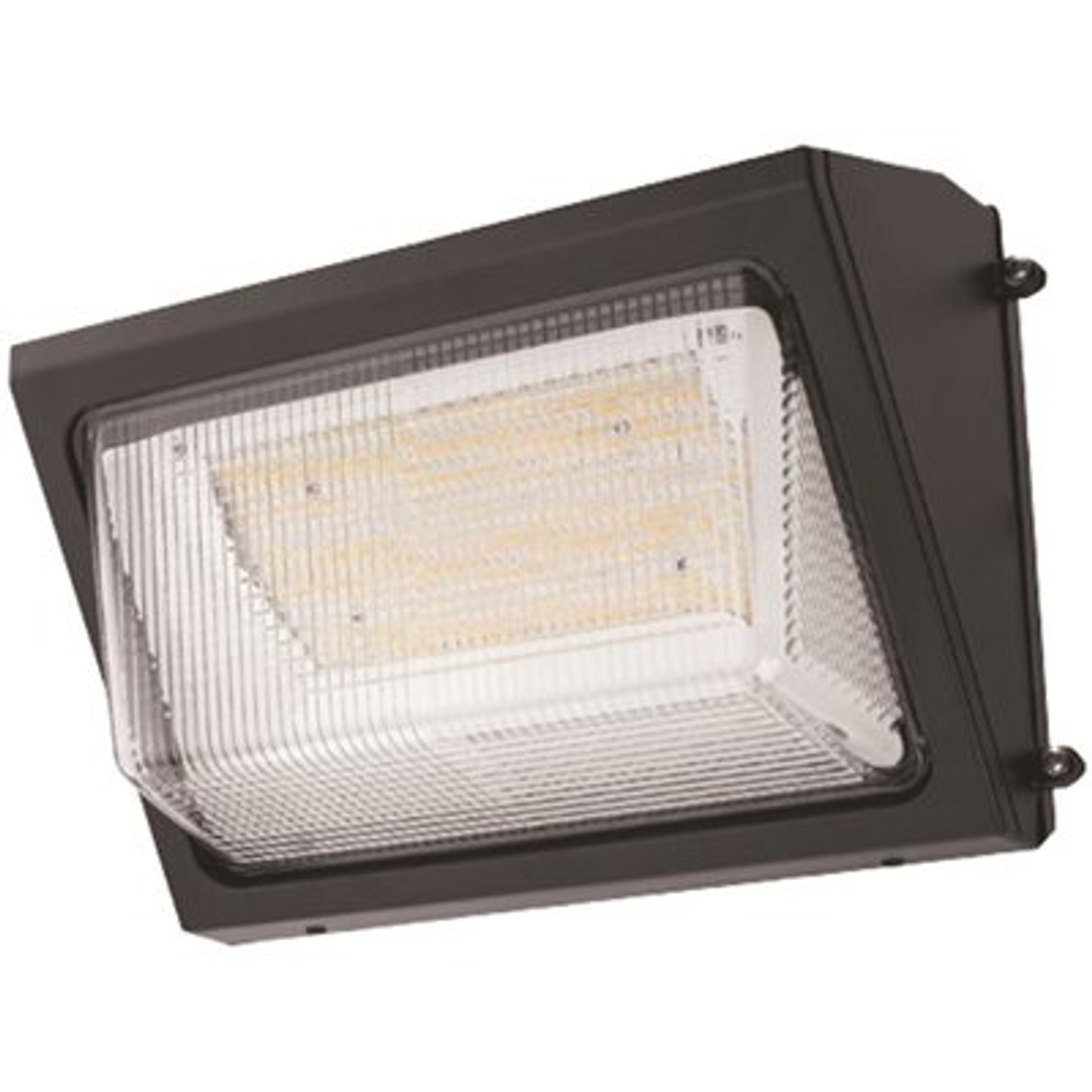 250- Watt Equivalent Integrated LED Bronze Outdoor Dimmable Wall Pack Light Lumen and Color Selectable