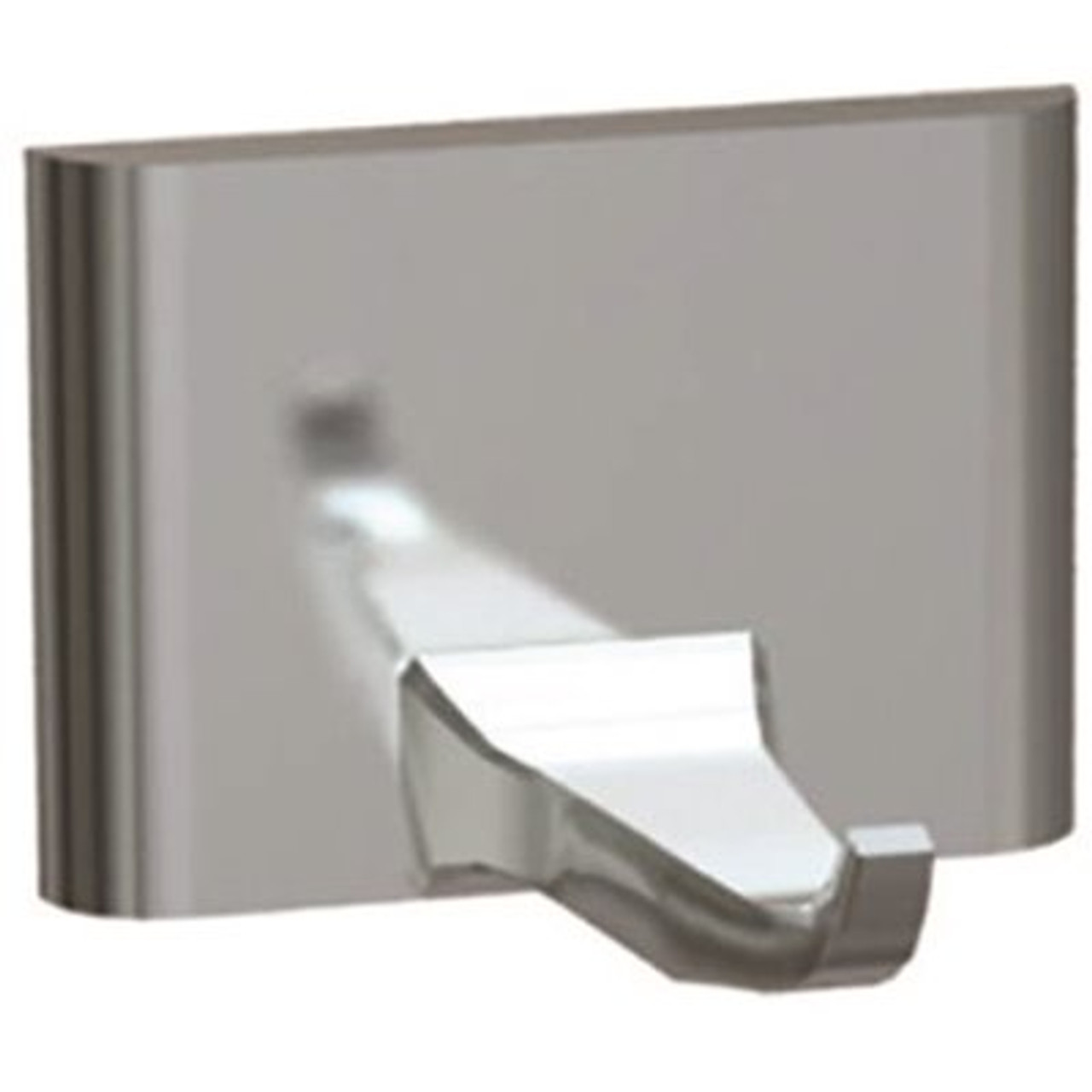 ASI Wall Mounted Single J-Hook Robe in Chrome Plated Zamak