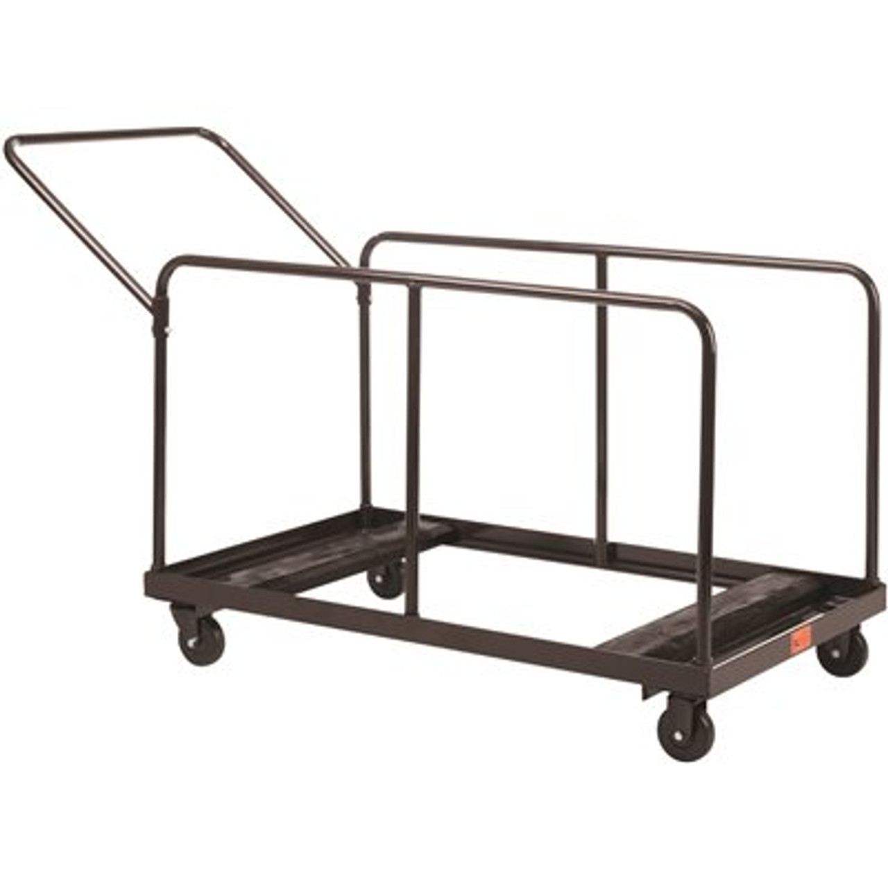 National Public Seating 660 lbs. Weight Capacity Folding Table Dolly with Vertical Storage Round and Rectangular Tables