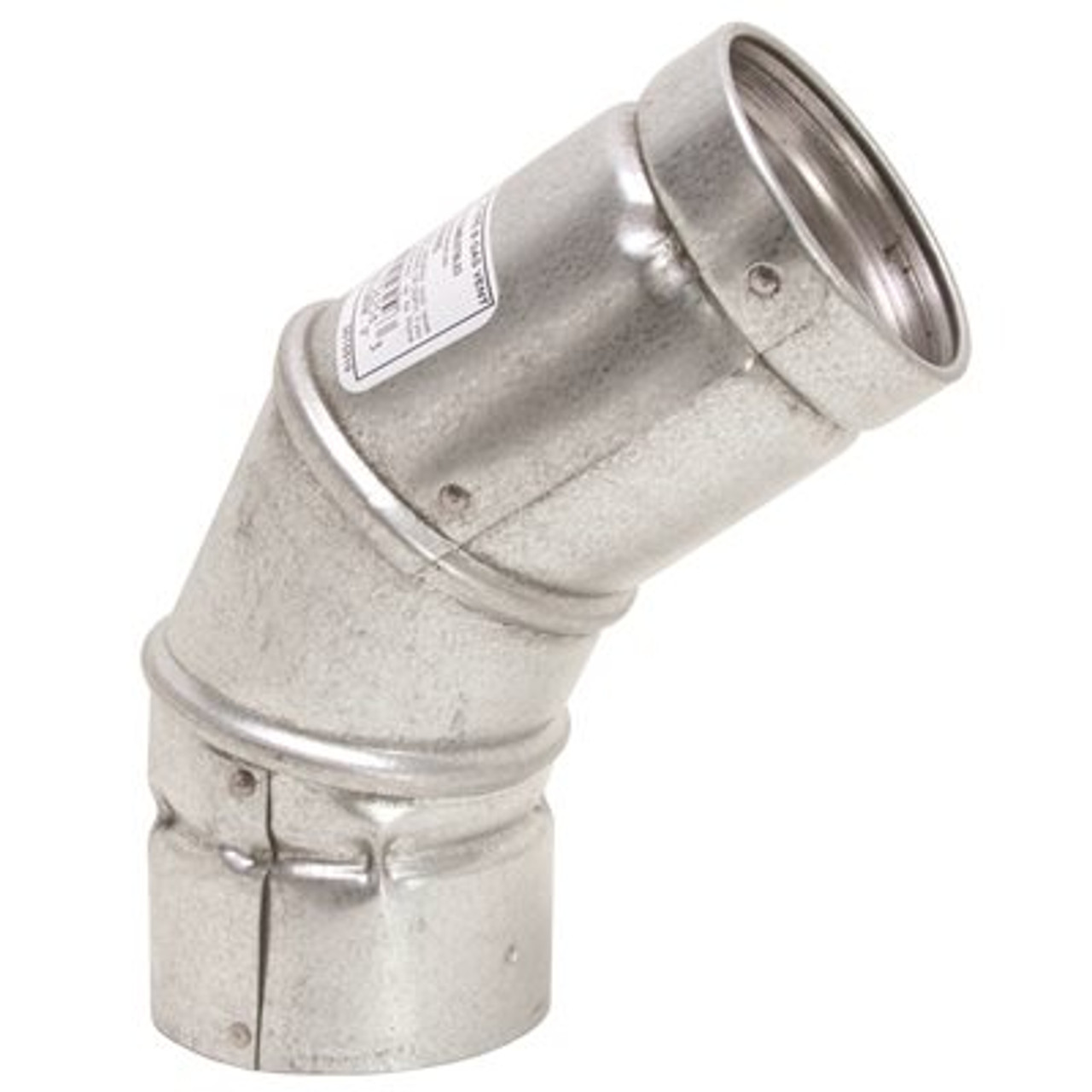 SELKIRK GAS VENT TYPE B, 5 IN X 45/60 DEG ADJUSTABLE ELBOW