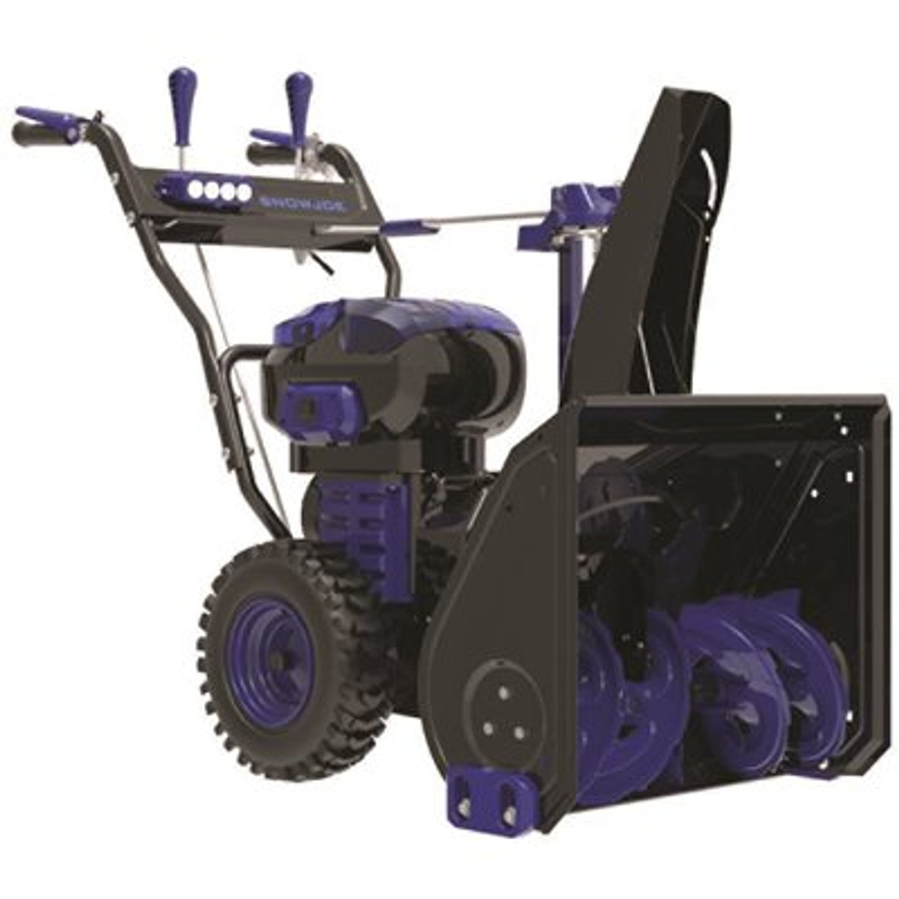 Snow Joe 24 in. 96-Volt Dual-Stage Cordless Electric Snow Blower Kit with 4 x 8.0 Ah Batteries and Quad Charger