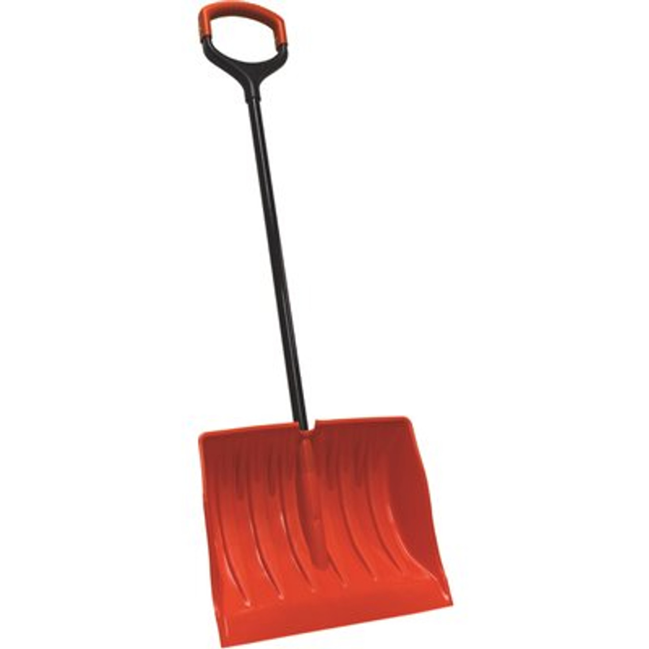 Emsco Bigfoot Series 19 in. Poly Combination Snow Shovel with Double Wide Shock Absorbing D-Grip