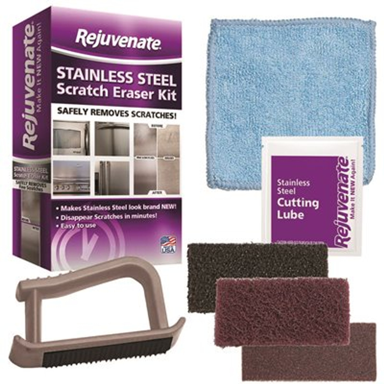 Rejuvenate Stainless Steel Scratch Eraser Kit