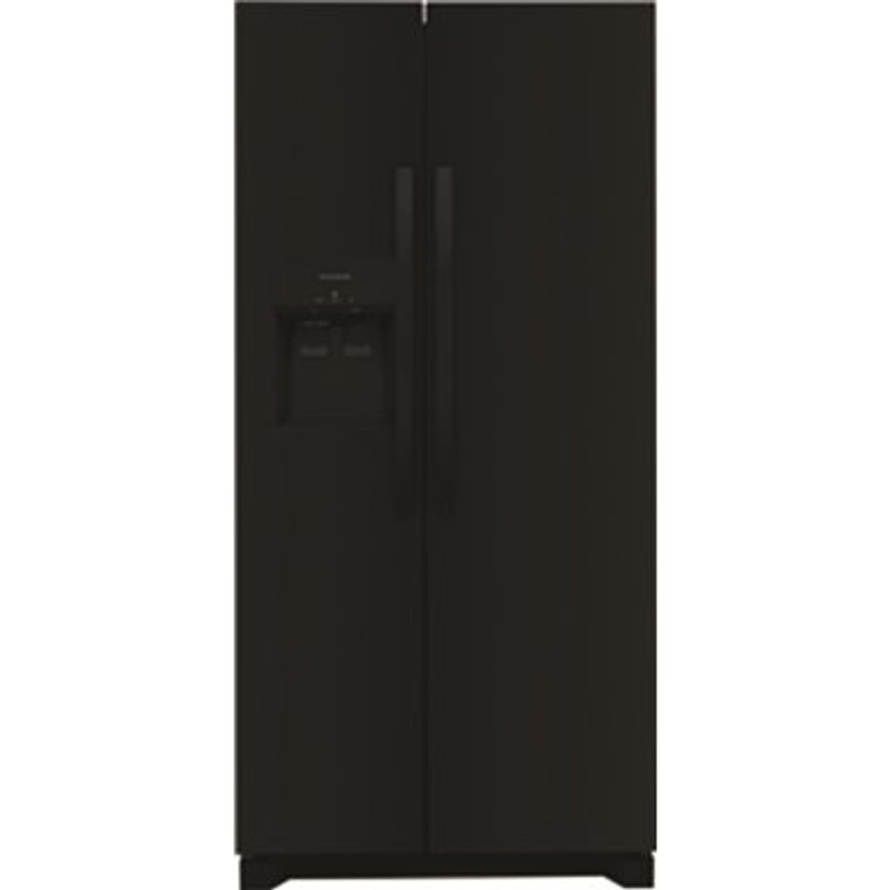 Frigidaire 22.3 cu. ft. 33 in. Side by Side Refrigerator in Black, Standard Depth