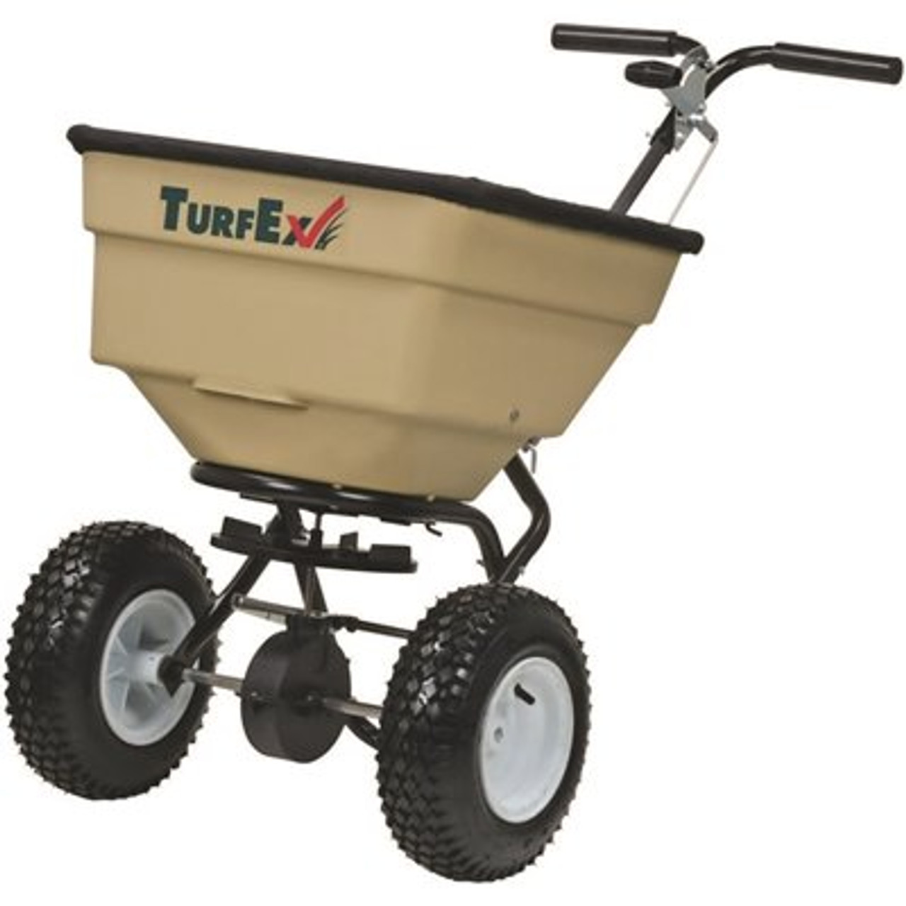 SnowEx Walk-Behind Broadcast Spreader, Powder-Coated, 100 lb. Capacity