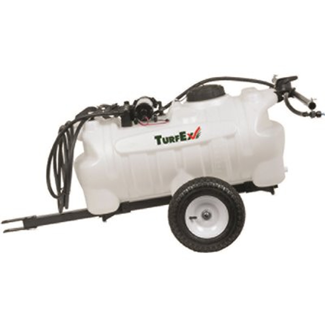SnowEx TurfEx Tow-Behind Sprayer with 2 Nozzle Boom, 25 Gallon Capacity