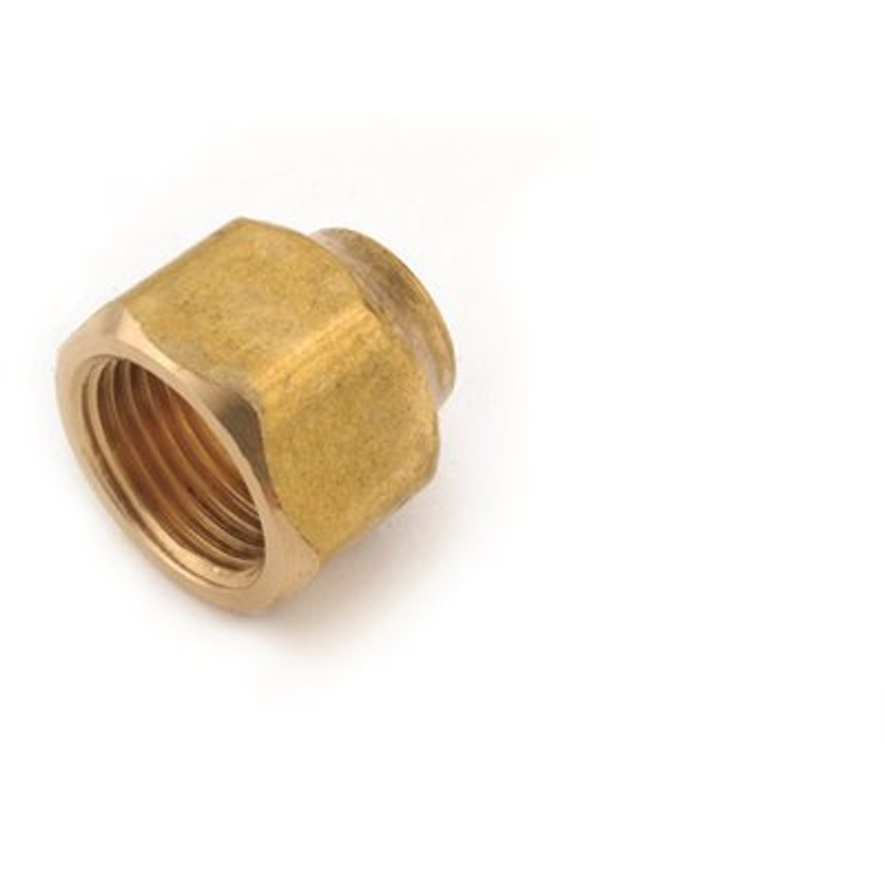 Anderson Metals 5/8 in. x 1/2 in. Brass Flare Nut Forged (10-Bag)