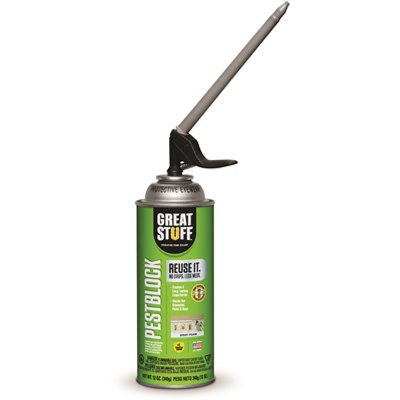 GREAT STUFF Smart Dispenser 12 oz. Pestblock Insulating Spray Foam Sealant