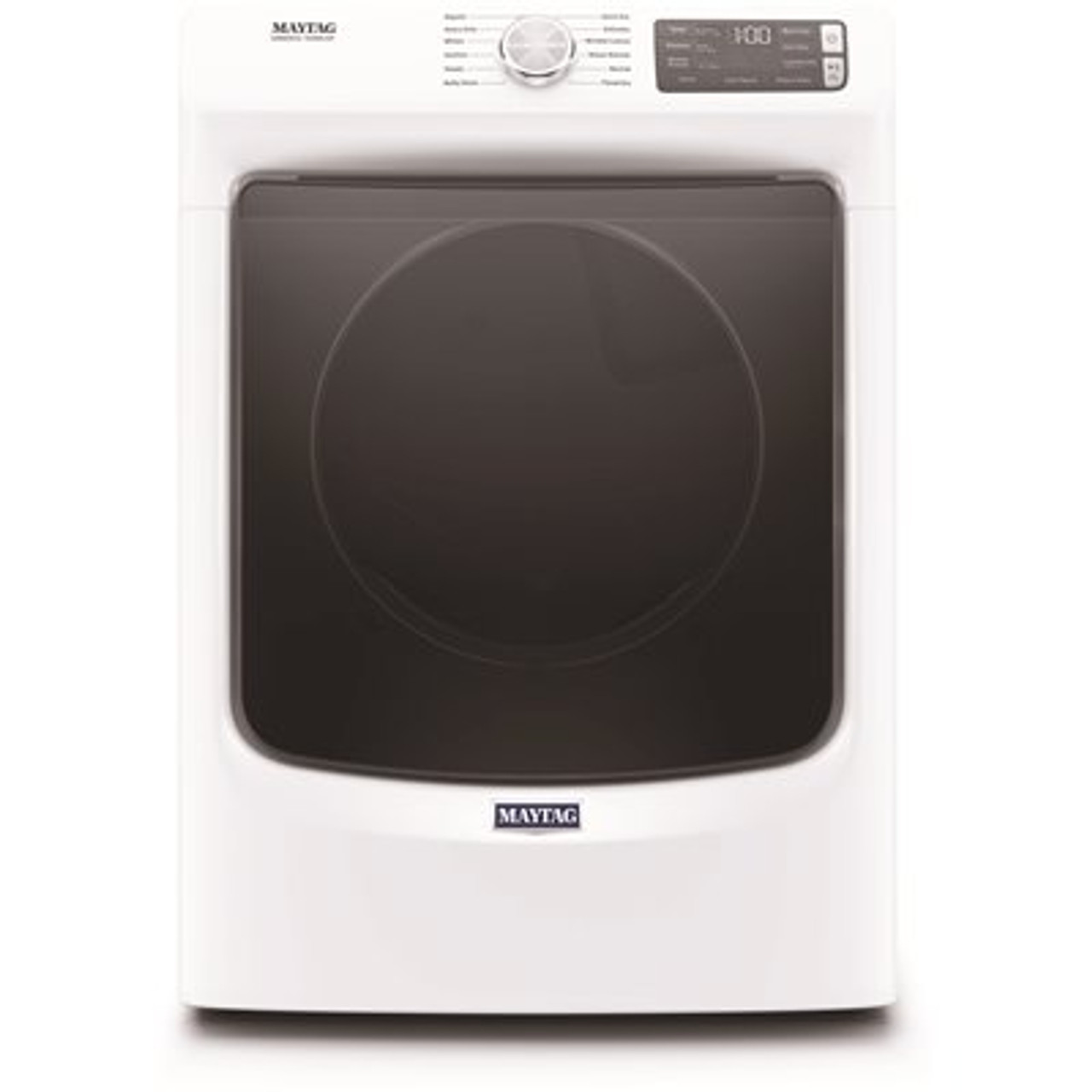 Maytag 7.3 cu. ft. 120-Volt White Stackable Gas Vented Dryer with Steam and Quick Dry Cycle, ENERGY STAR