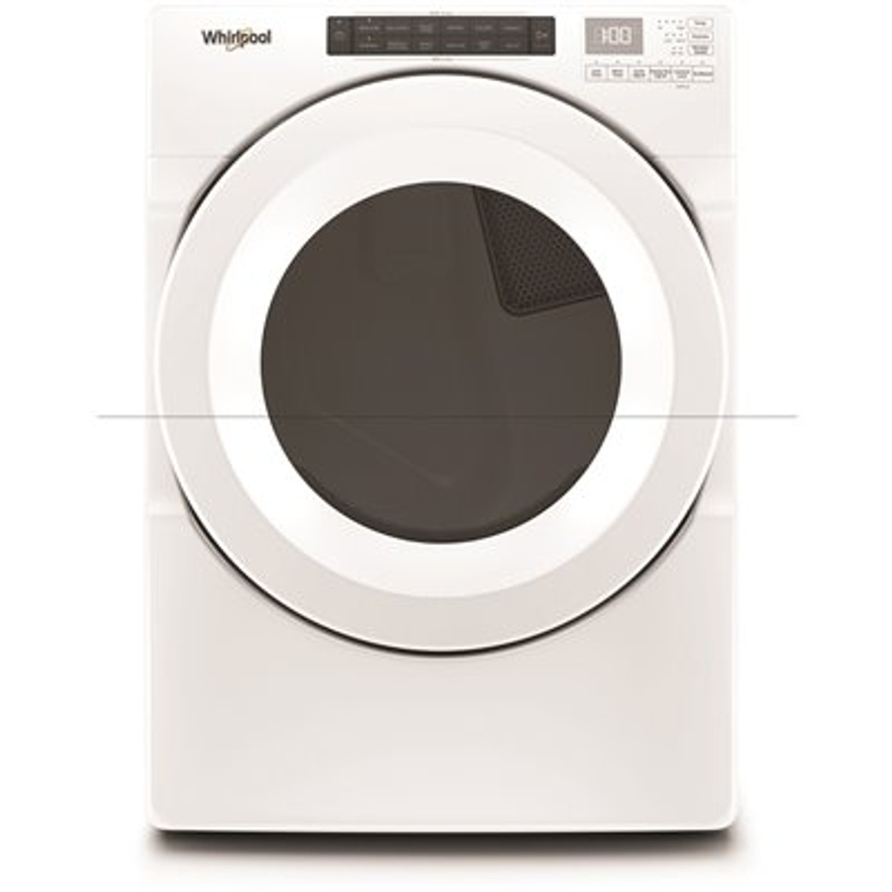 Whirlpool 7.4 cu. ft. 240-Volt Electric Vented Dryer in White with Intuitive Touch Controls, ENERGY STAR