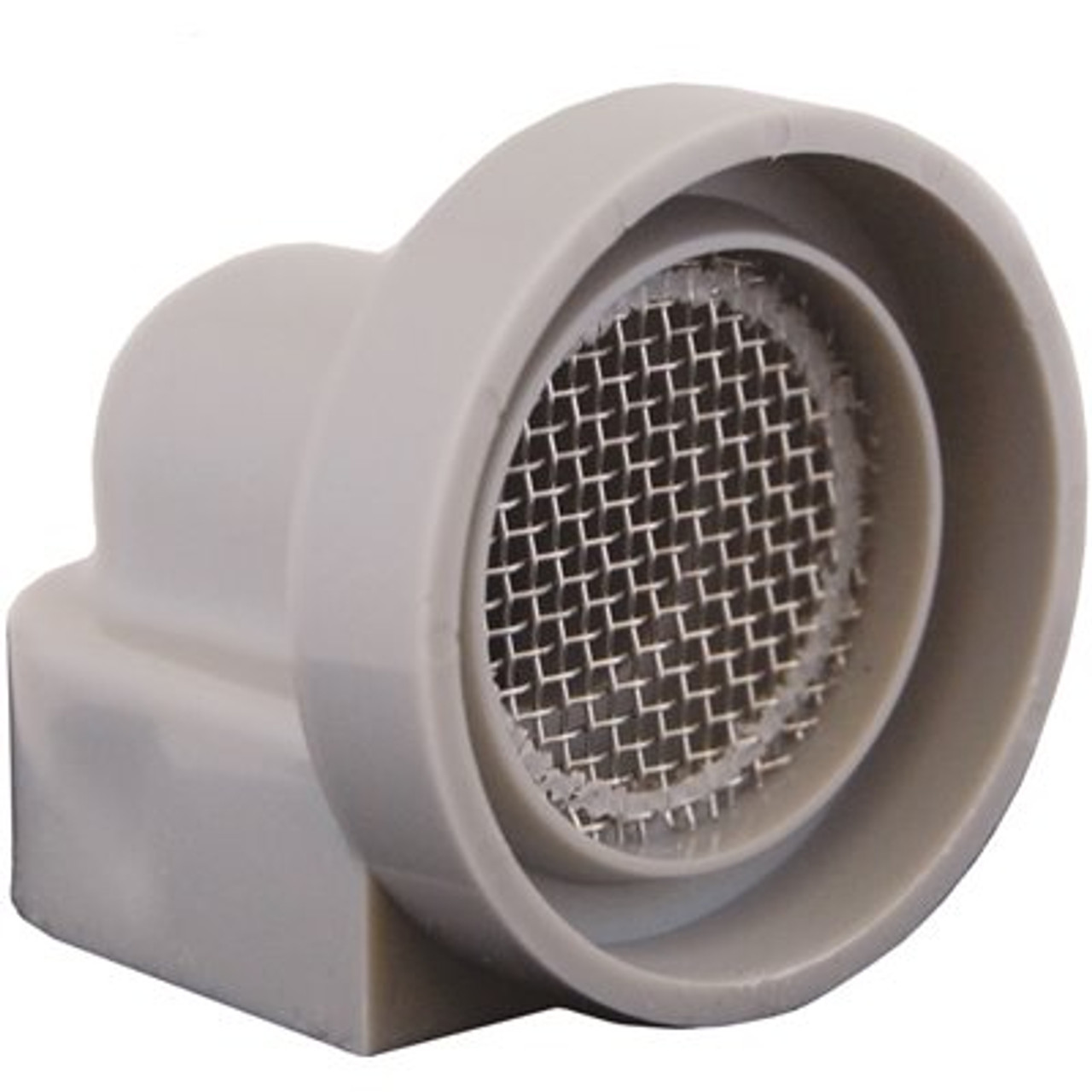 MEC Regulator Vent Termination with Filter Screen, 90-Degree, Plastic, 3/4 in. FNPT