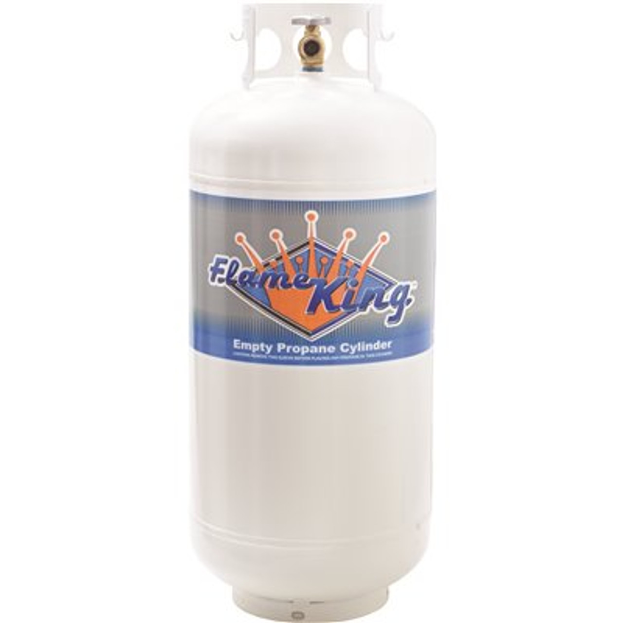Flame King 40 lbs. Empty Propane Cylinder with Overfill Protection Device Valve