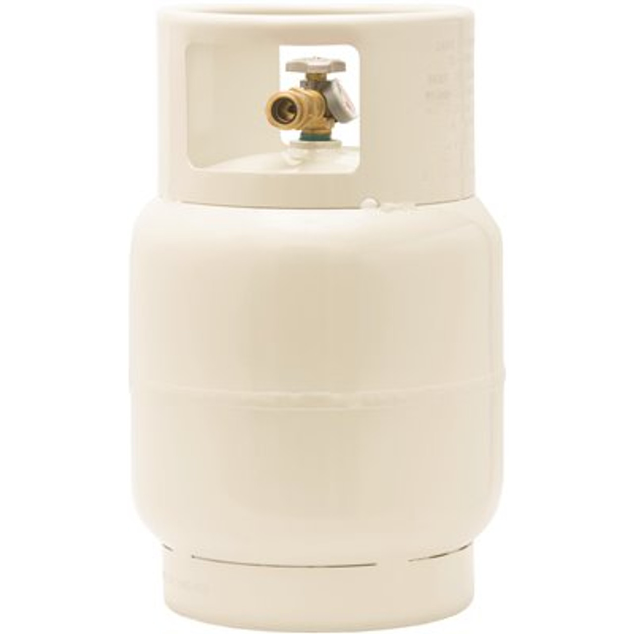 Flame King 20 lbs. Floor Buffer Propane Tank with Vapor Valve and Level Gauge