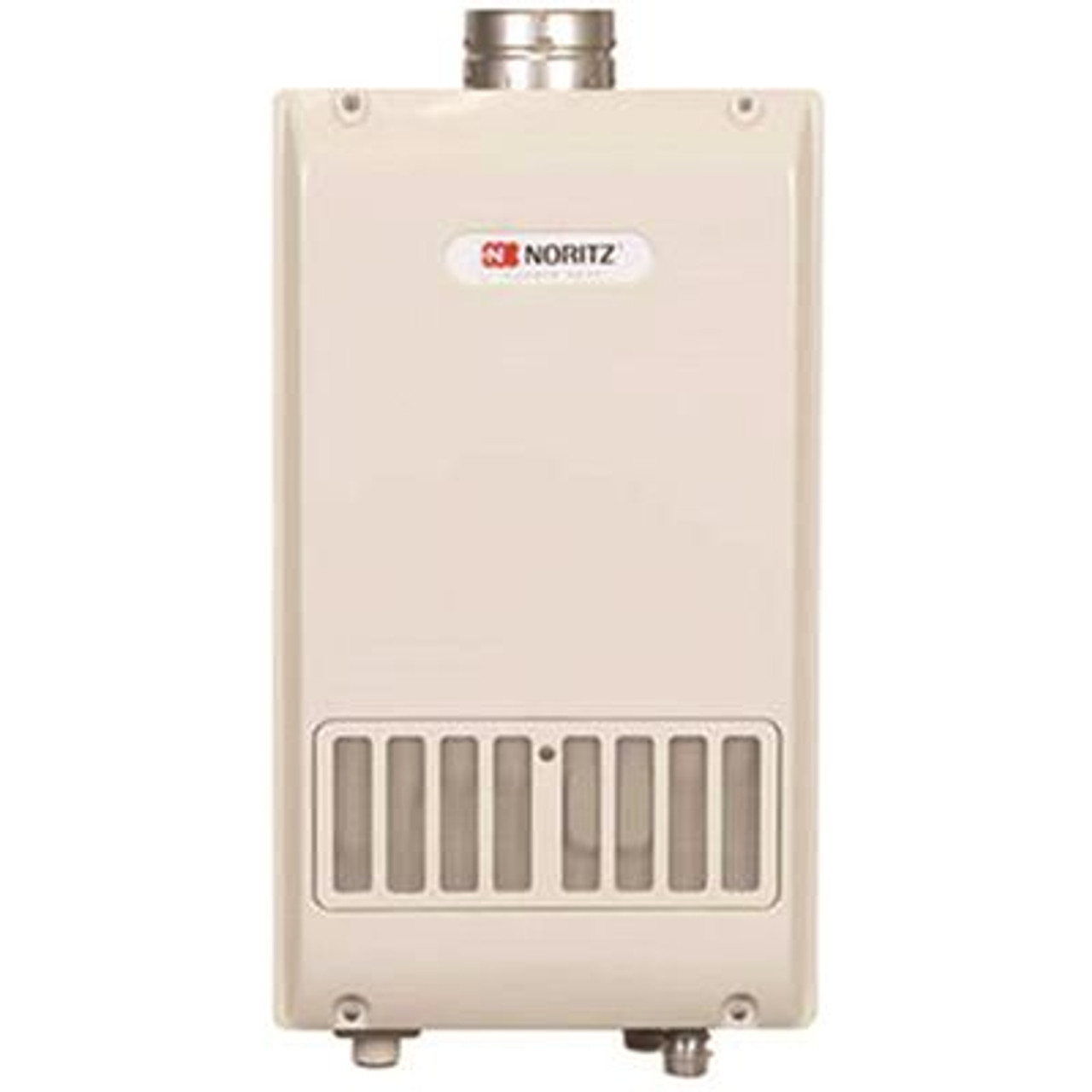 NORITZ 199,900 BTU 9.8 GPM Residential Indoor Single Vent Liquid Propane Gas Tankless Water Heater