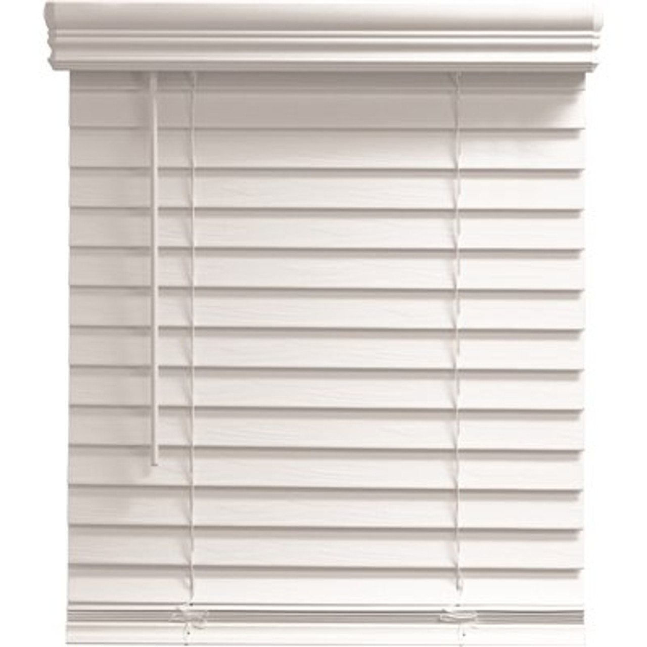 Champion TruTouch 59x72" Cordless 2" Faux Wood Blind White