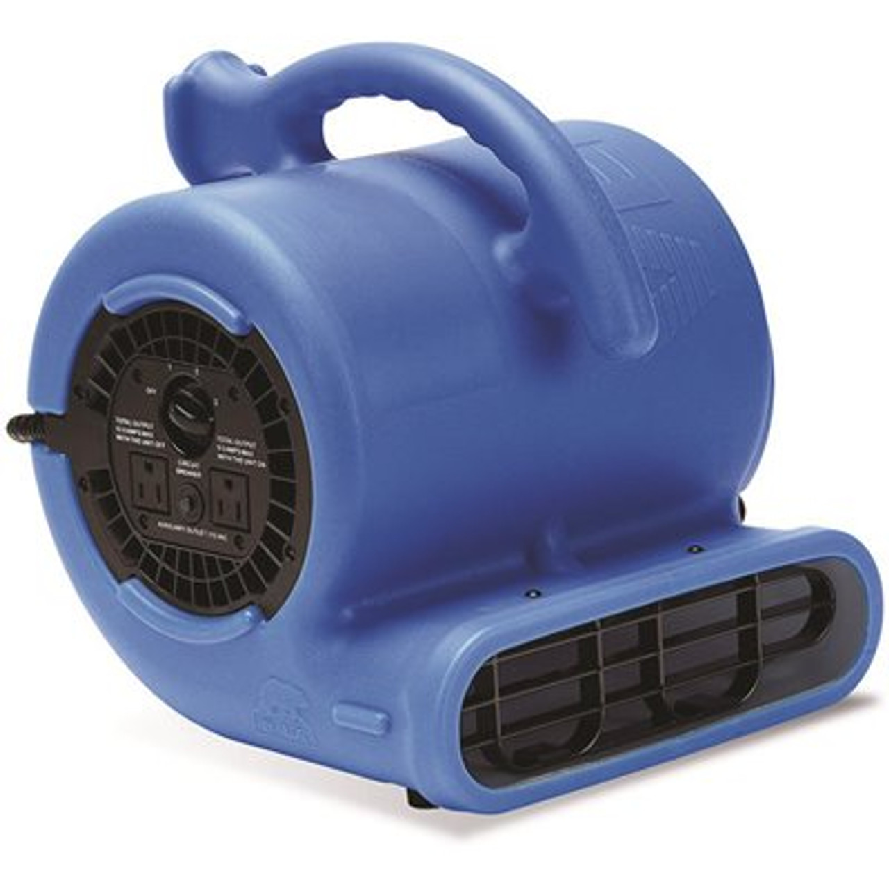 1/4 HP Air Mover Blower Fan for Water Damage Restoration Carpet Dryer Floor Home and Plumbing Use in Blue