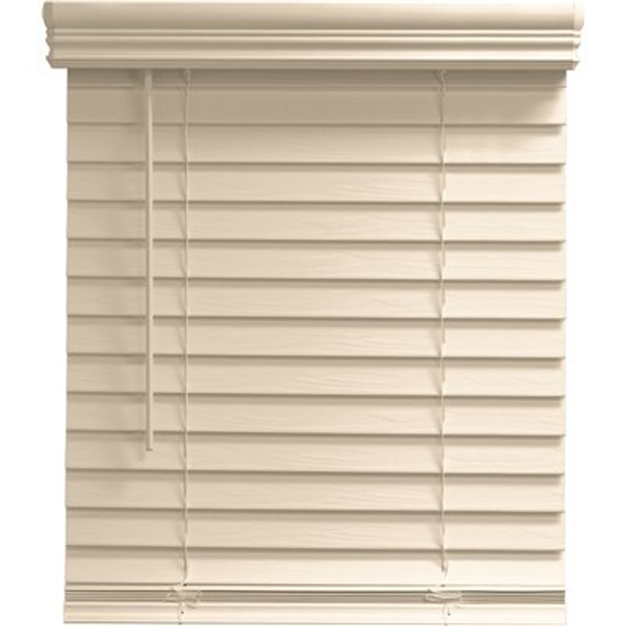 Champion TruTouch 23x72" Cordless 2" Faux Wood Blind Alabaster