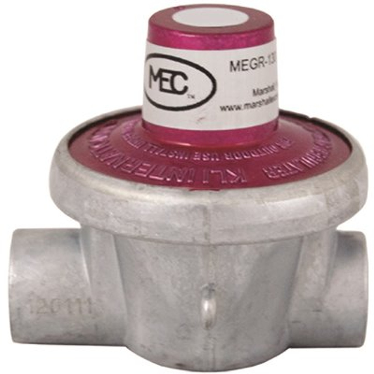 MEC Fixed High Pressure Compact Regulator 10 PSI 1/4 in. FNPT Inlet and Outlet
