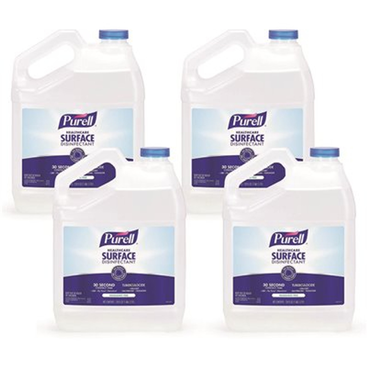 PURELL 1 Gal. Surface Disinfectant Pour Bottle Refill Healthcare Surface Disinfectant, Fragrance Free (4-Pack Per Case)