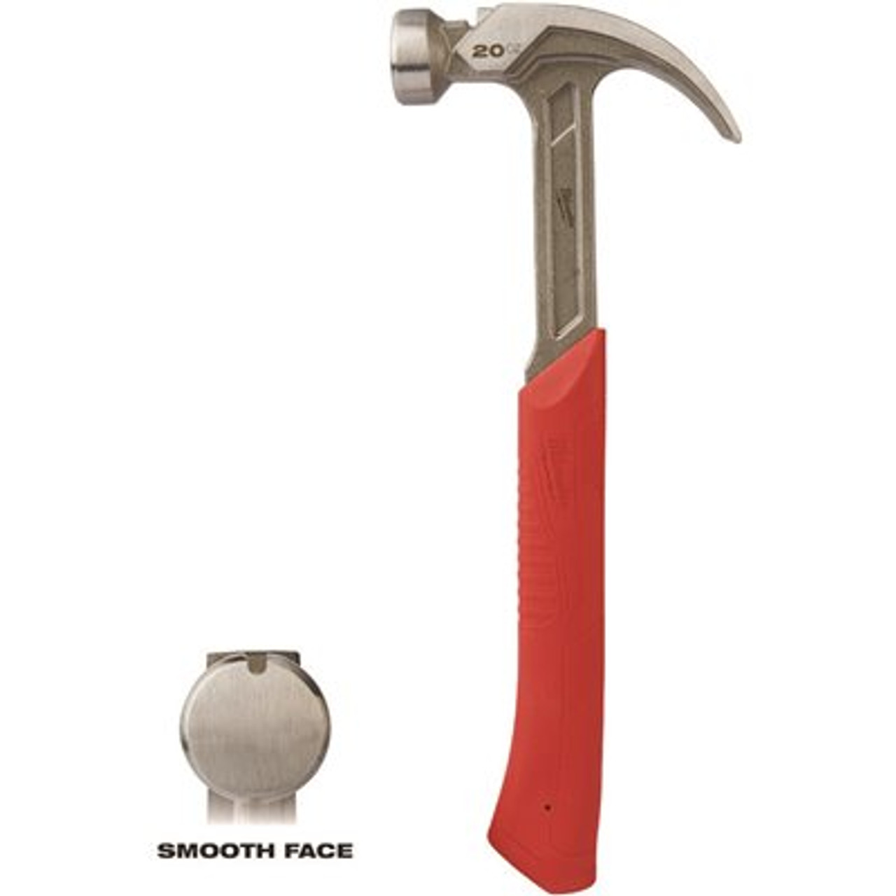 Milwaukee 20 oz. Curved Claw Smooth Face Hammer