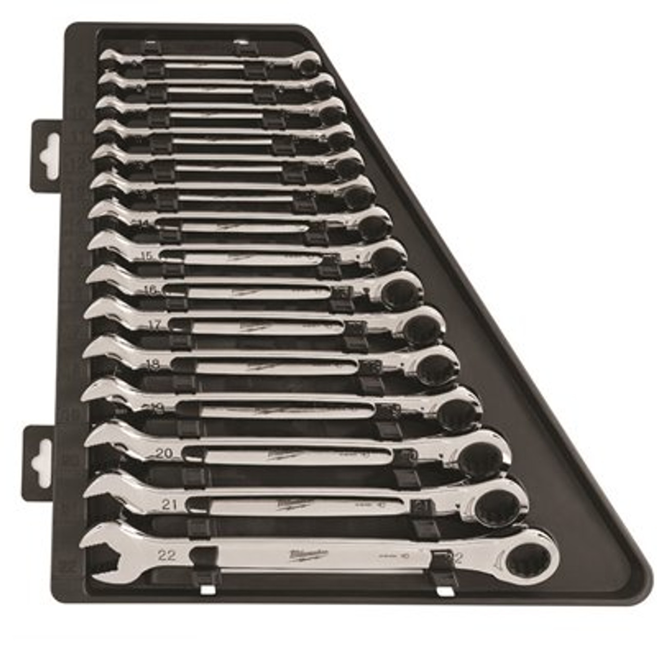 Milwaukee Metric Ratcheting Combination Wrench Set (15-Piece)