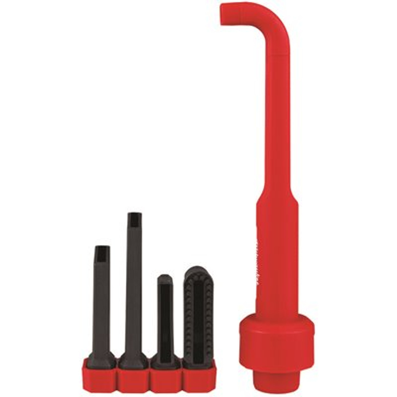 Milwaukee AIR-TIP 1-1/4 in. - 2-1/2 in. 4-IN-1 Right Angle Tool Wet/Dry Shop Vacuum Attachment - (5-Piece)