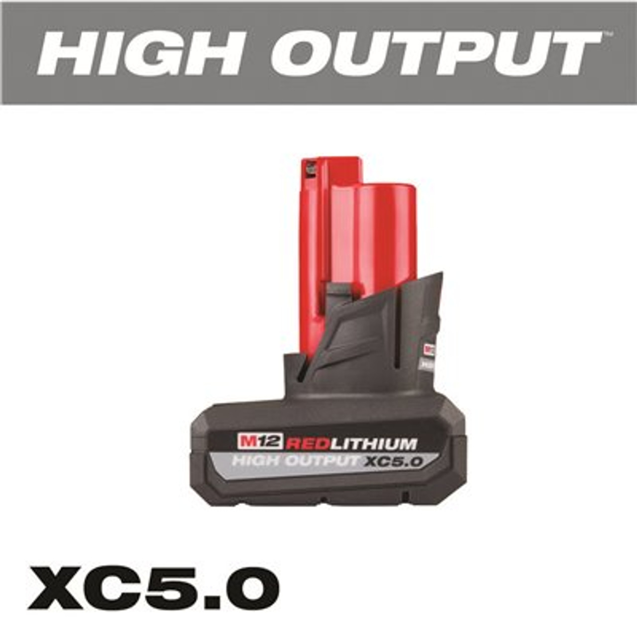 Milwaukee M12 12-Volt Lithium-Ion XC High Output 5.0 Ah Battery Pack