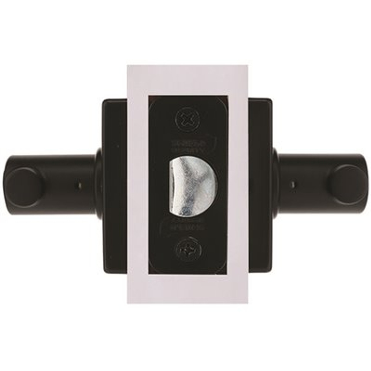 Modern Passage Door Lever 2-3/8" and 2-3/4" Backset Grade 3 Matte Black