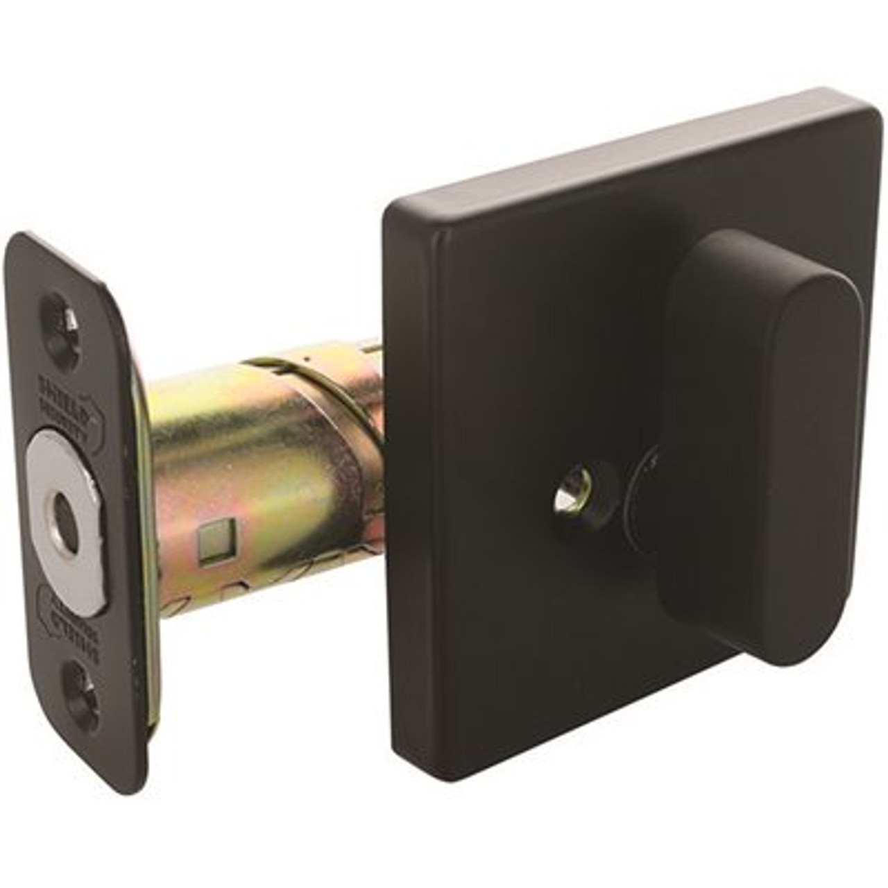 Modern Single-Sided Deadbolt 2-3/8" and 2-3/4" Backset Grade 3 Matte Black