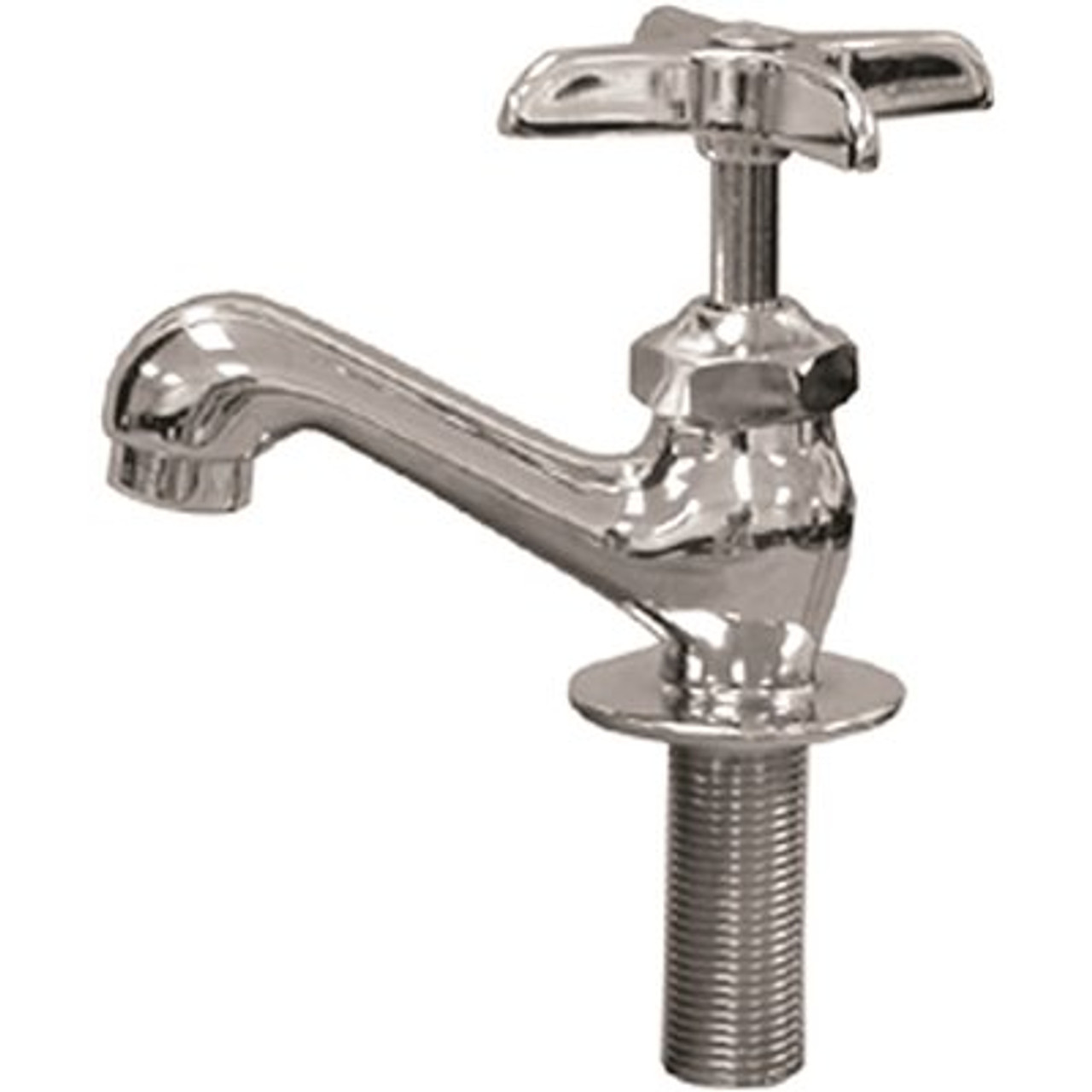 JONES STEPHENS Chrome Plated Heavy Pattern Basin Faucet With Aerator - Lead Free