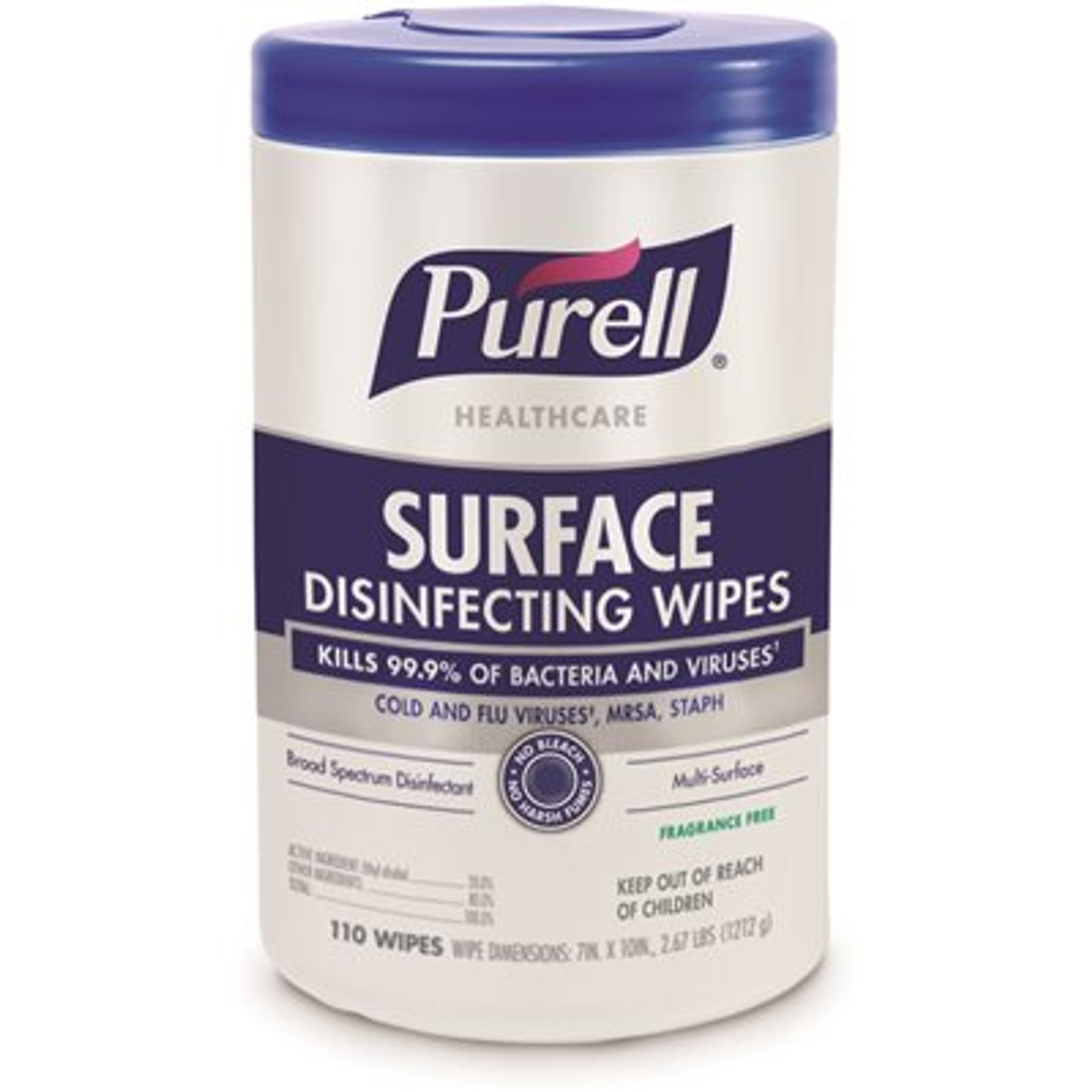 PURELL Healthcare Surface Disinfecting Wipes (9340-06)