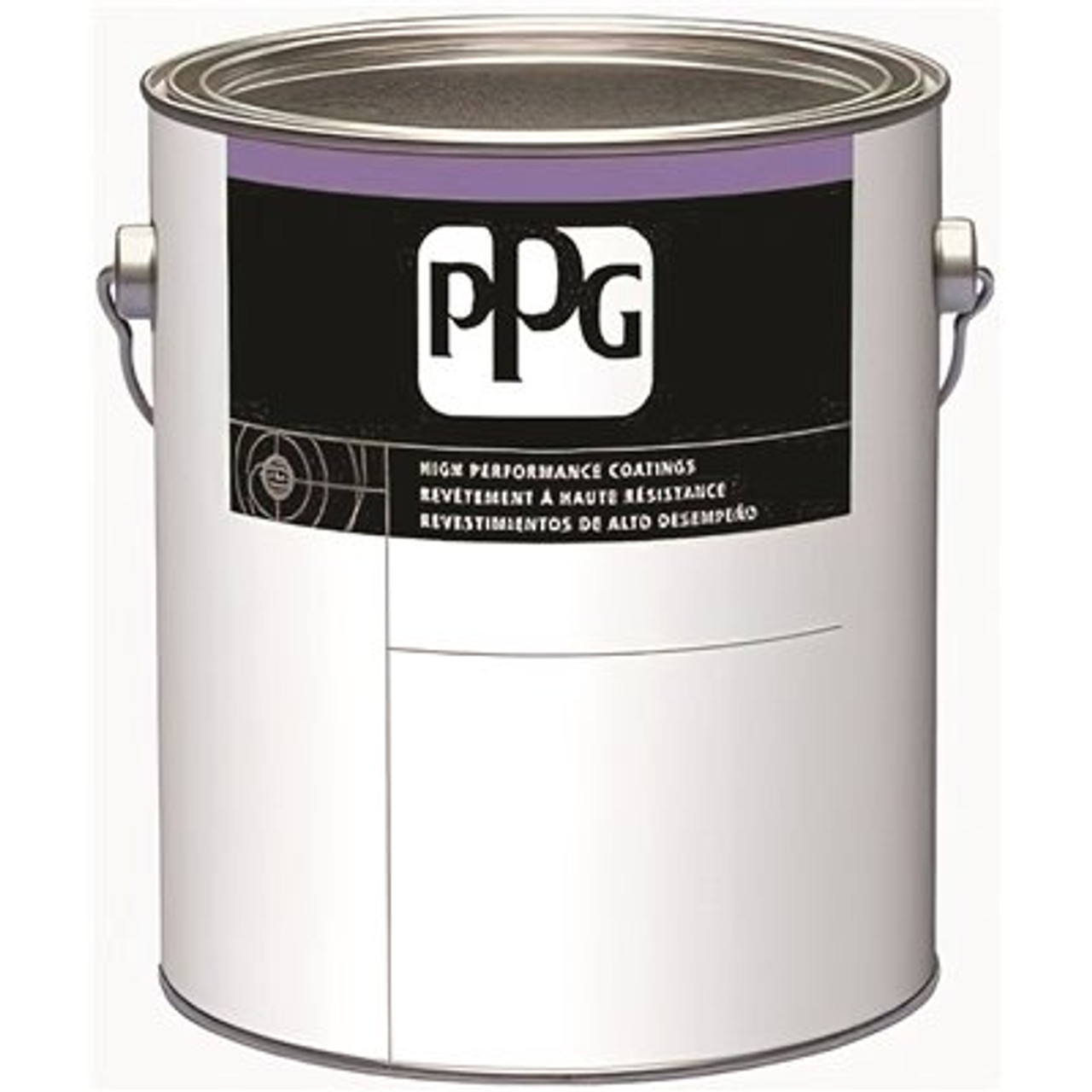 PPG Hpc Industrial Alkyd Gloss 4308 White  LOW VOC DTM Paint, 5 Gallon