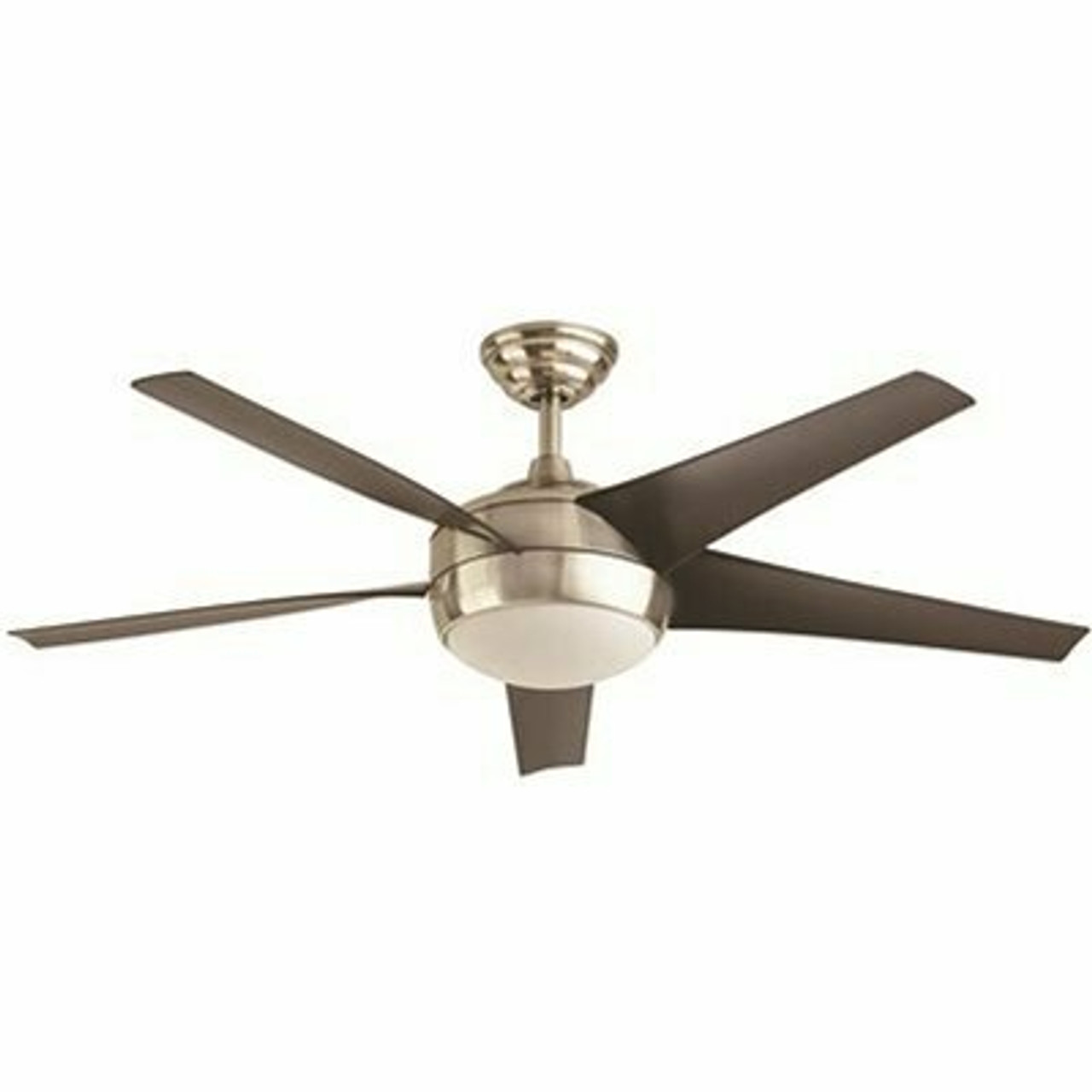 KIT ORDERS ONLY - NOT FOR INDIVIDUAL SALE - Home Decorators Collection Windward 52 in. LED Brushed Nickel Ceiling Fan with Light Kit