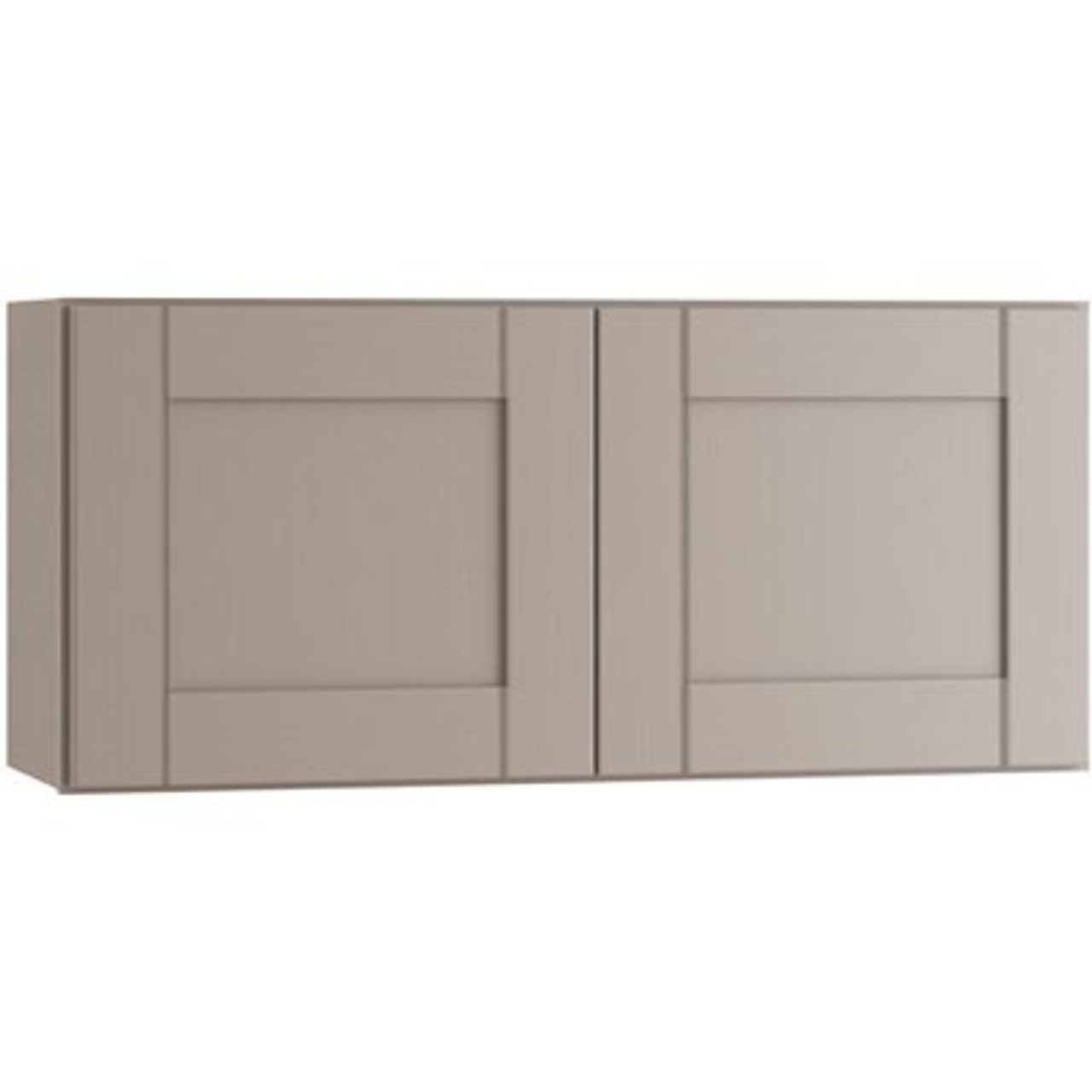 Richmond Shaker Rta Wall Cabinet Double, Vesuvius Gray, 24"x12"x12"