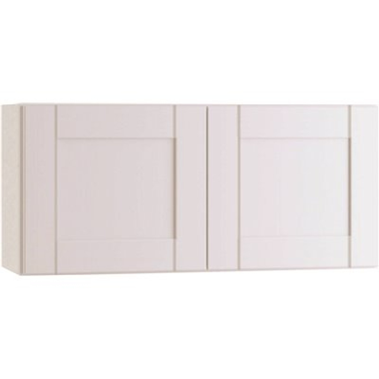 Richmond Shaker Rta Wall Cabinet, Double, Verona White, 30"x12"x12"