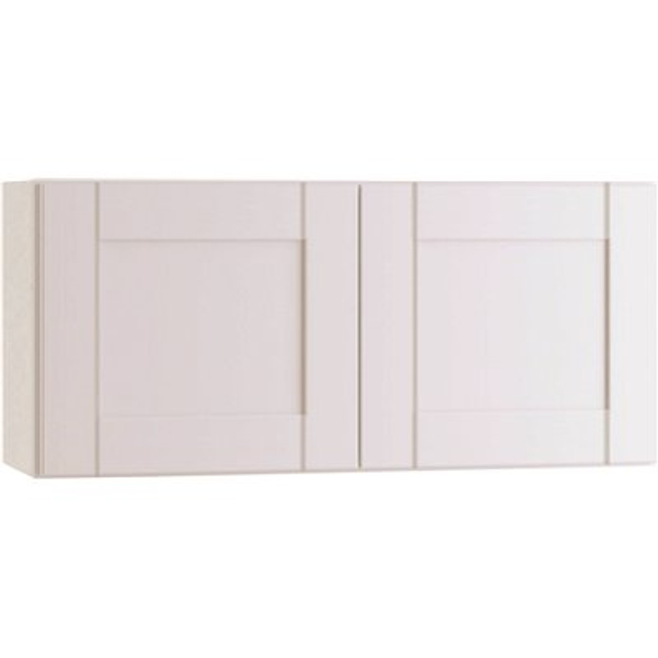 Richmond Shaker Rta Wall Cabinet, Double, Verona White, 36"x12"x12"