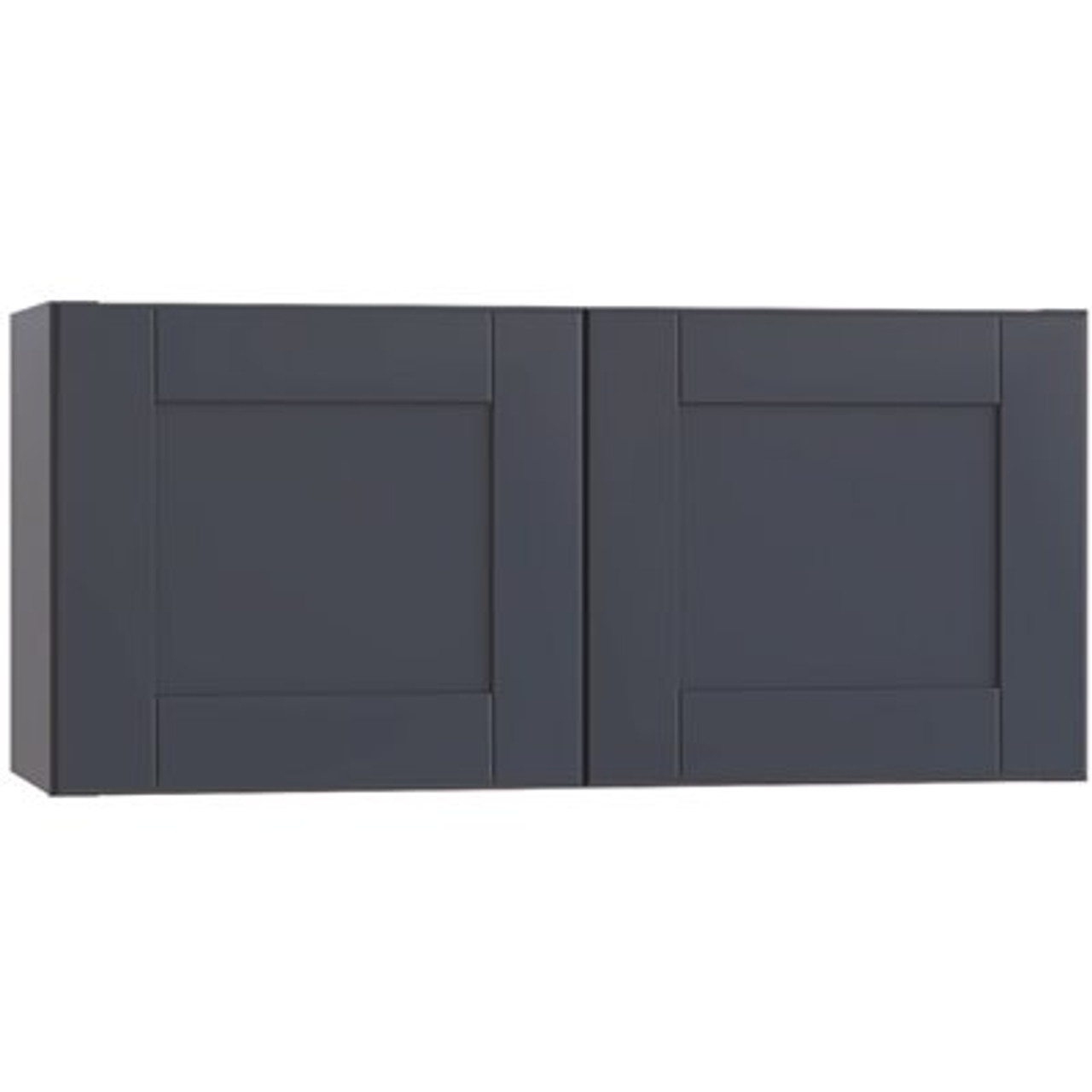 Richmond Shaker Rta Wall Cabinet Double, Valencia Blue, 36"x12"x12"