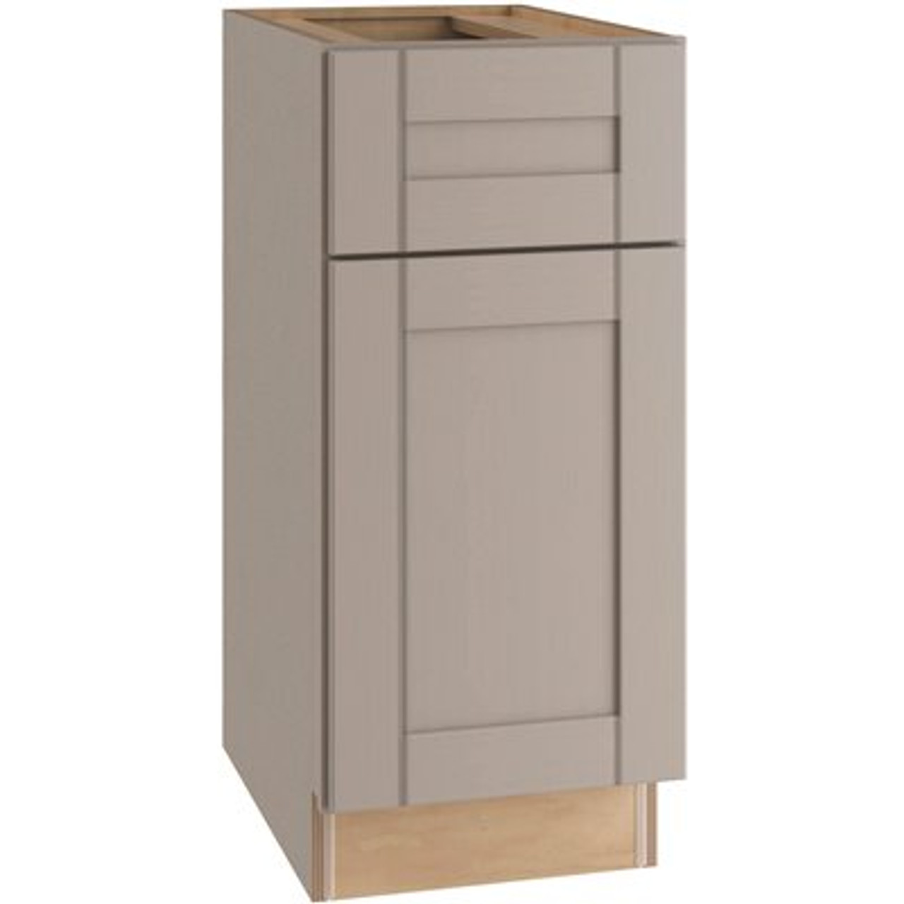 MILL'S PRIDE Richmond Shaker Rta Kitchen Cabinet, Vesuvius Gray, 15"x34.5"x24"