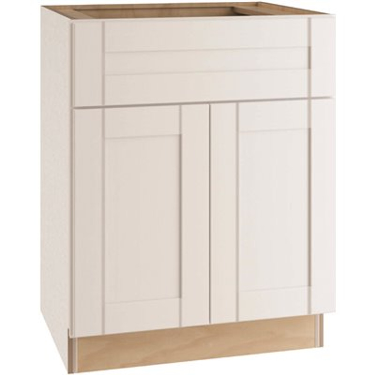 Richmond Shaker Rta Kitchen Sink Base, Verona White, 30"x34.5"x24"