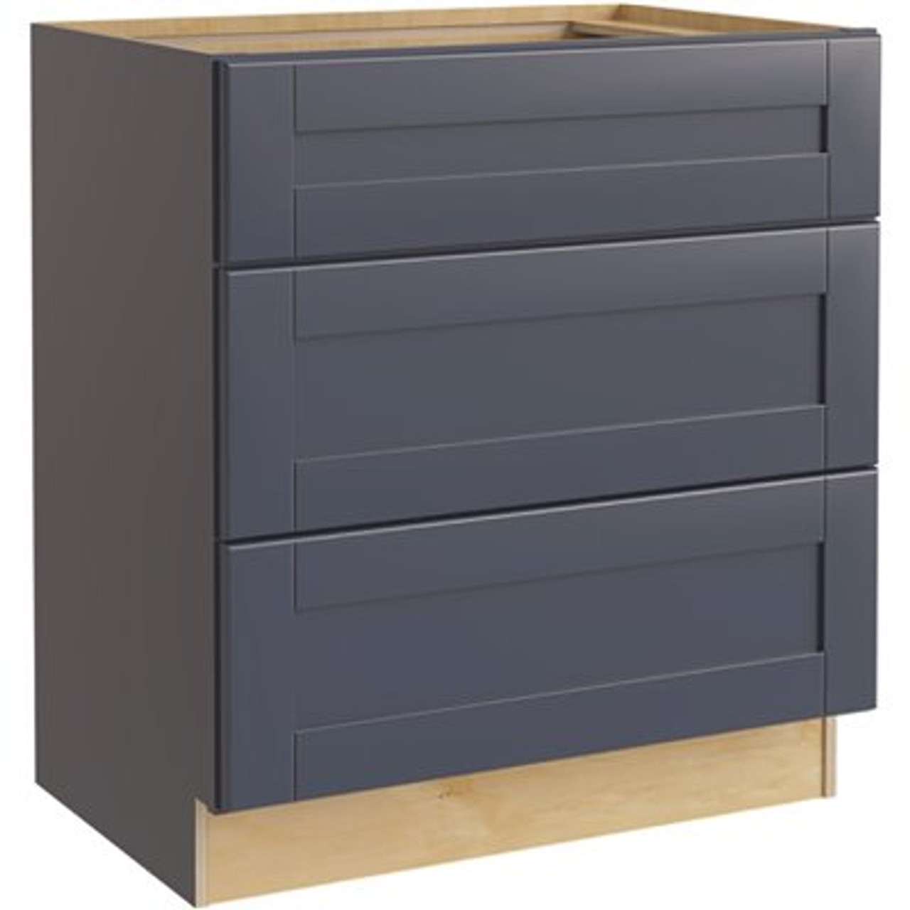 Richmond Shaker Kitchen Cabinet, Drawers, Valencia Blue, 24x34.5x24