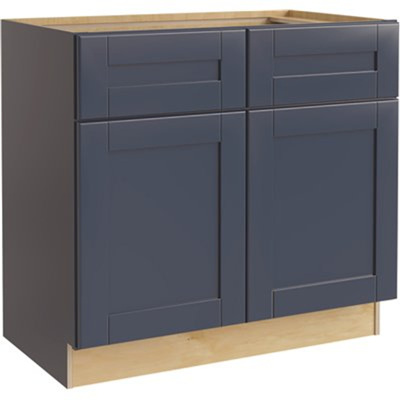 MILL'S PRIDE Richmond Shaker Rta Kitchen Cabinet, Valencia Blue, 36"x34.5"x24"