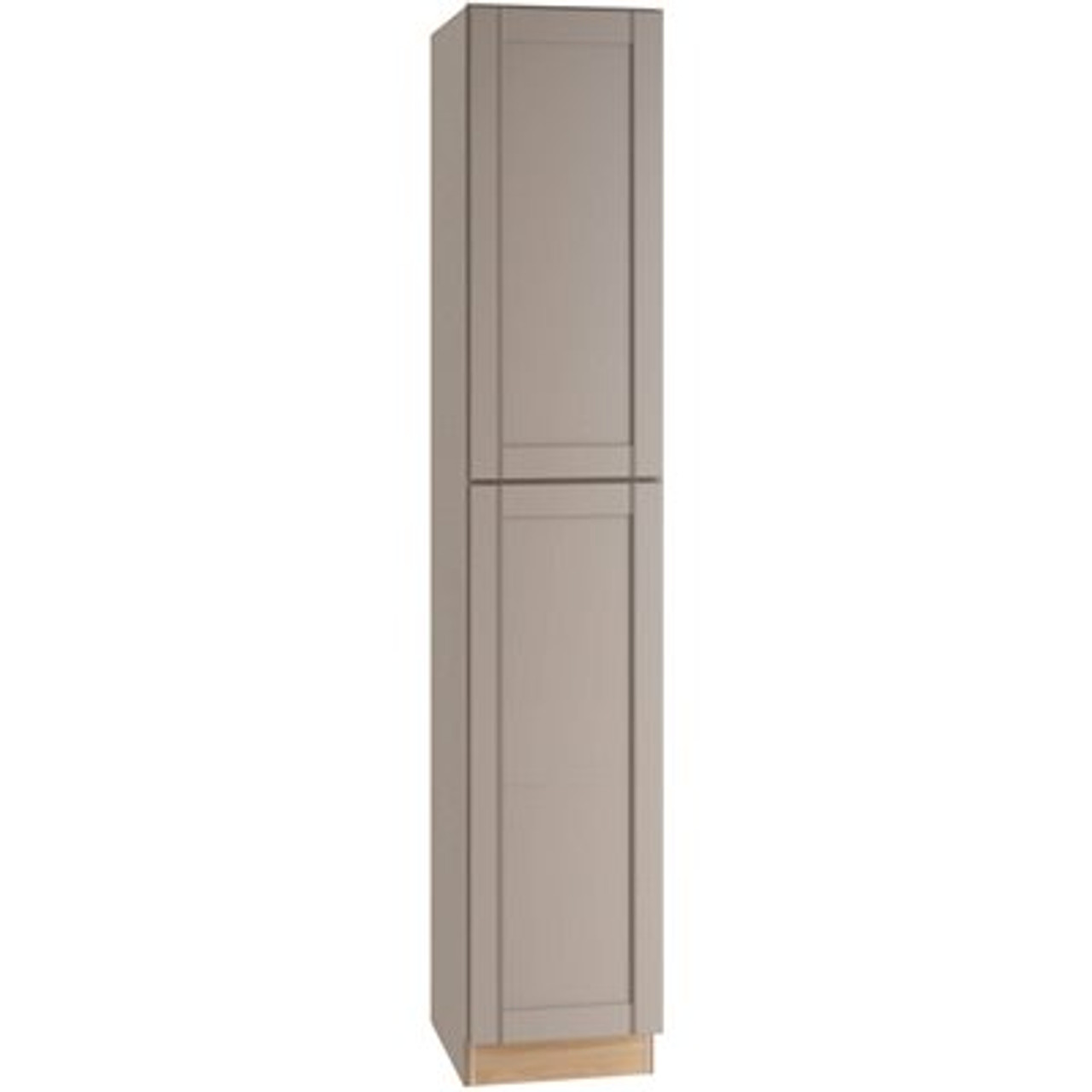 Richmond Shaker Rta Pantry Cabinet, Vesuvius Gray, 18"x96"x24"