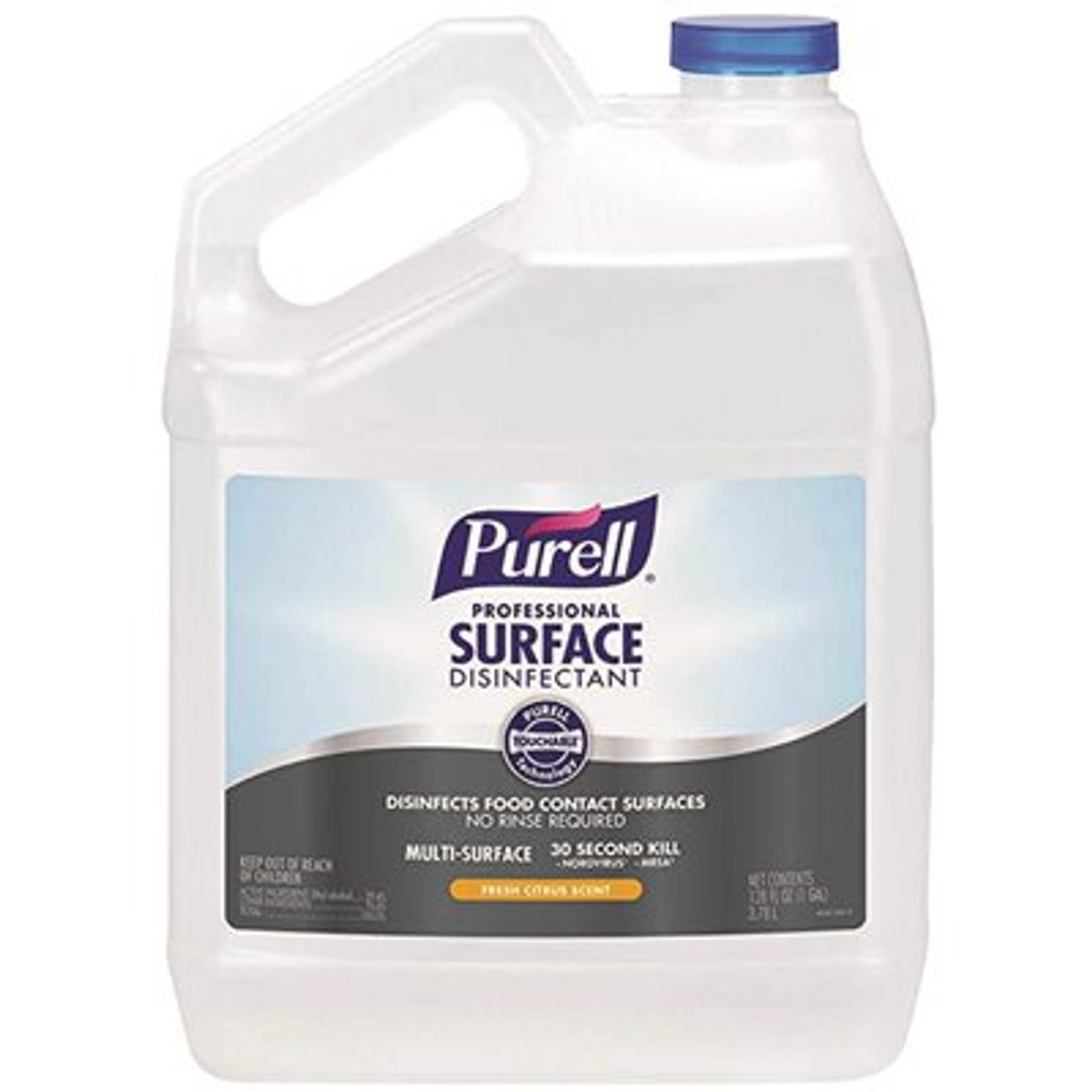 PURELL Gal. Surface Disinfectant Pour Bottle Refill Professional Surface Disinfectant, Citrus Scent (4-Pack Per Case)