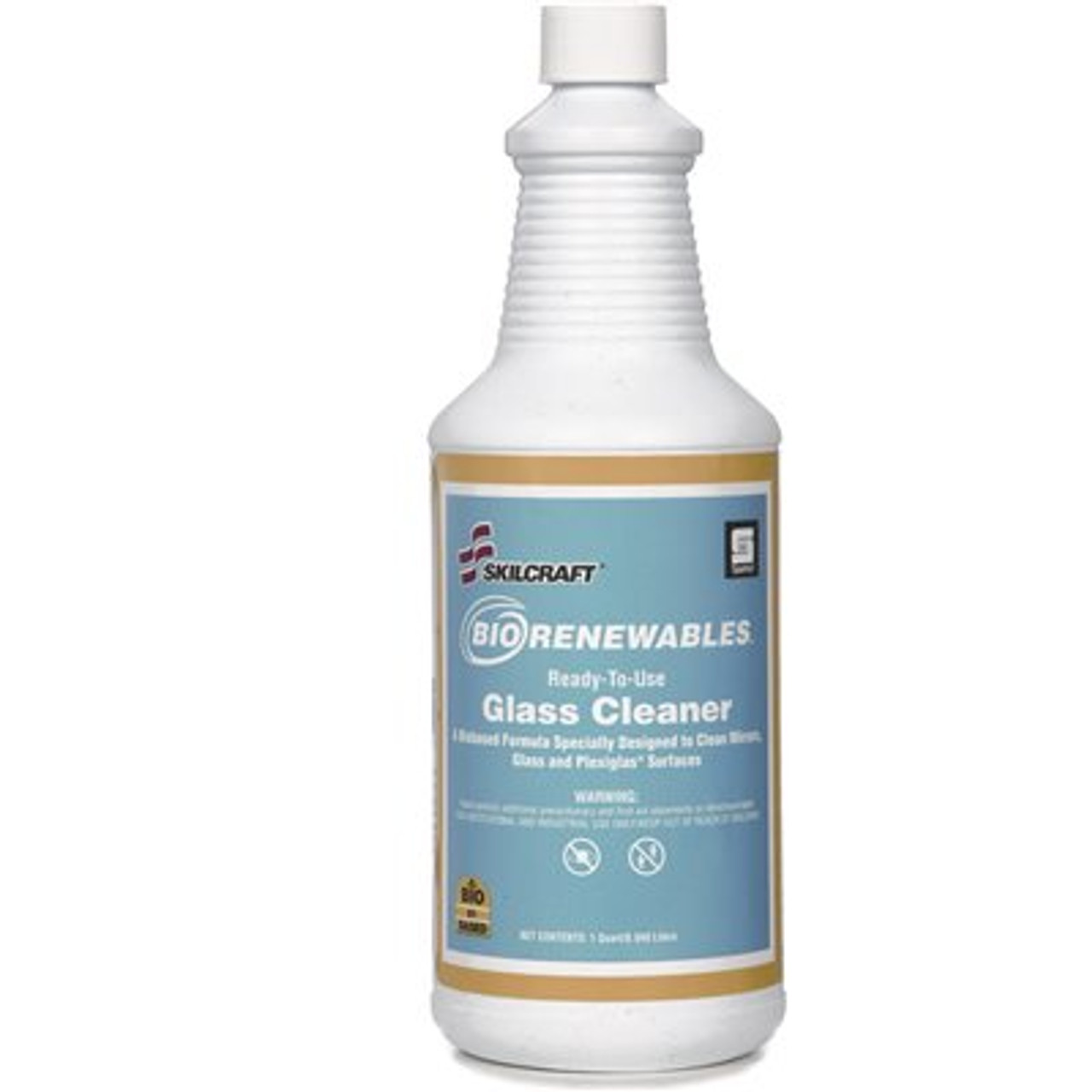 Ready To Use Glass Cleaner With Trigger Sprayer, 32 Oz, Case Of 12