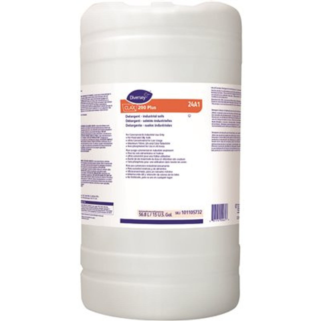 Diversey Clax 200 Plus 15 gal Odorless Liquid Laundry Detergent