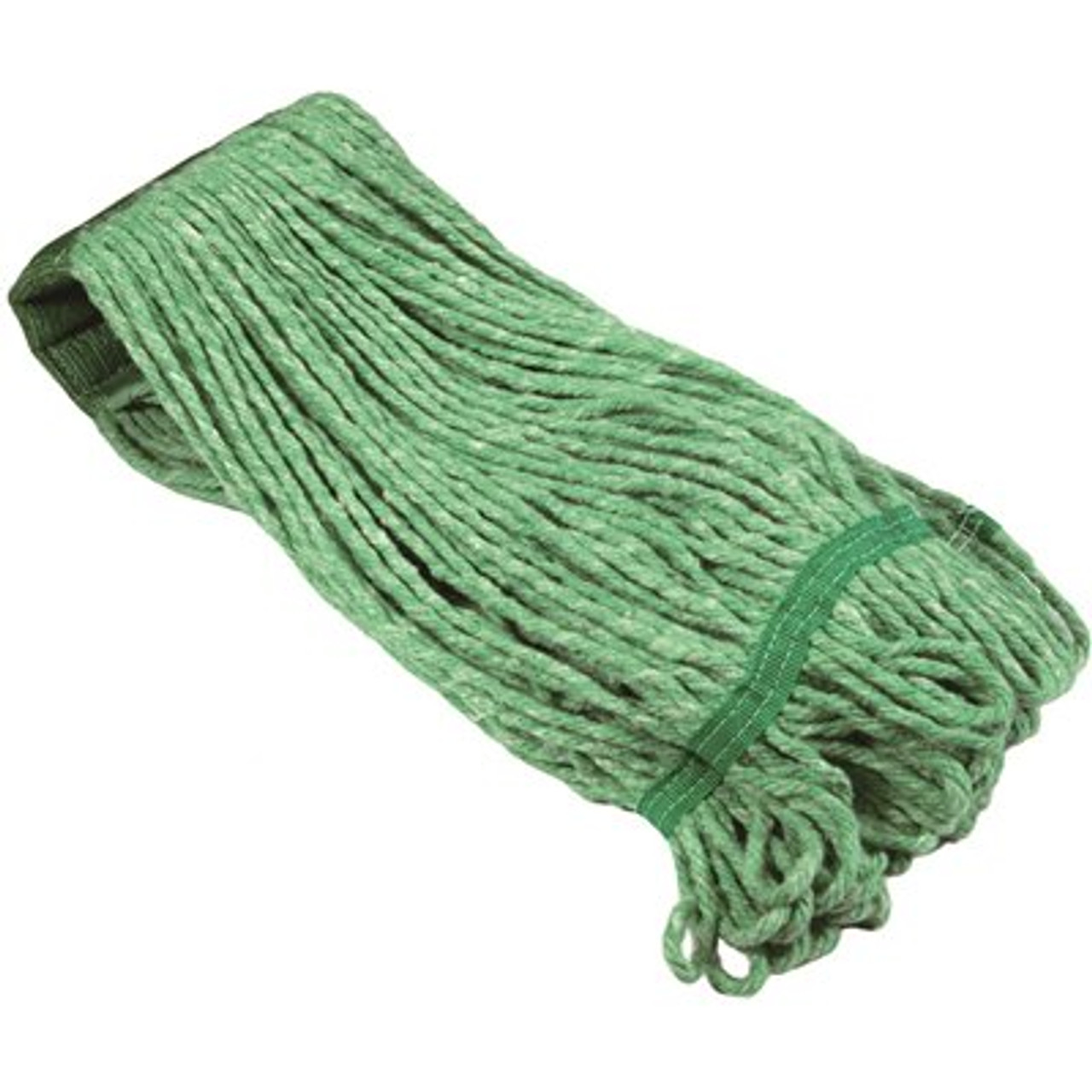 Renown Small 16oz Green Blended Looped String Mop, 5 in. Headband (2-Pack)