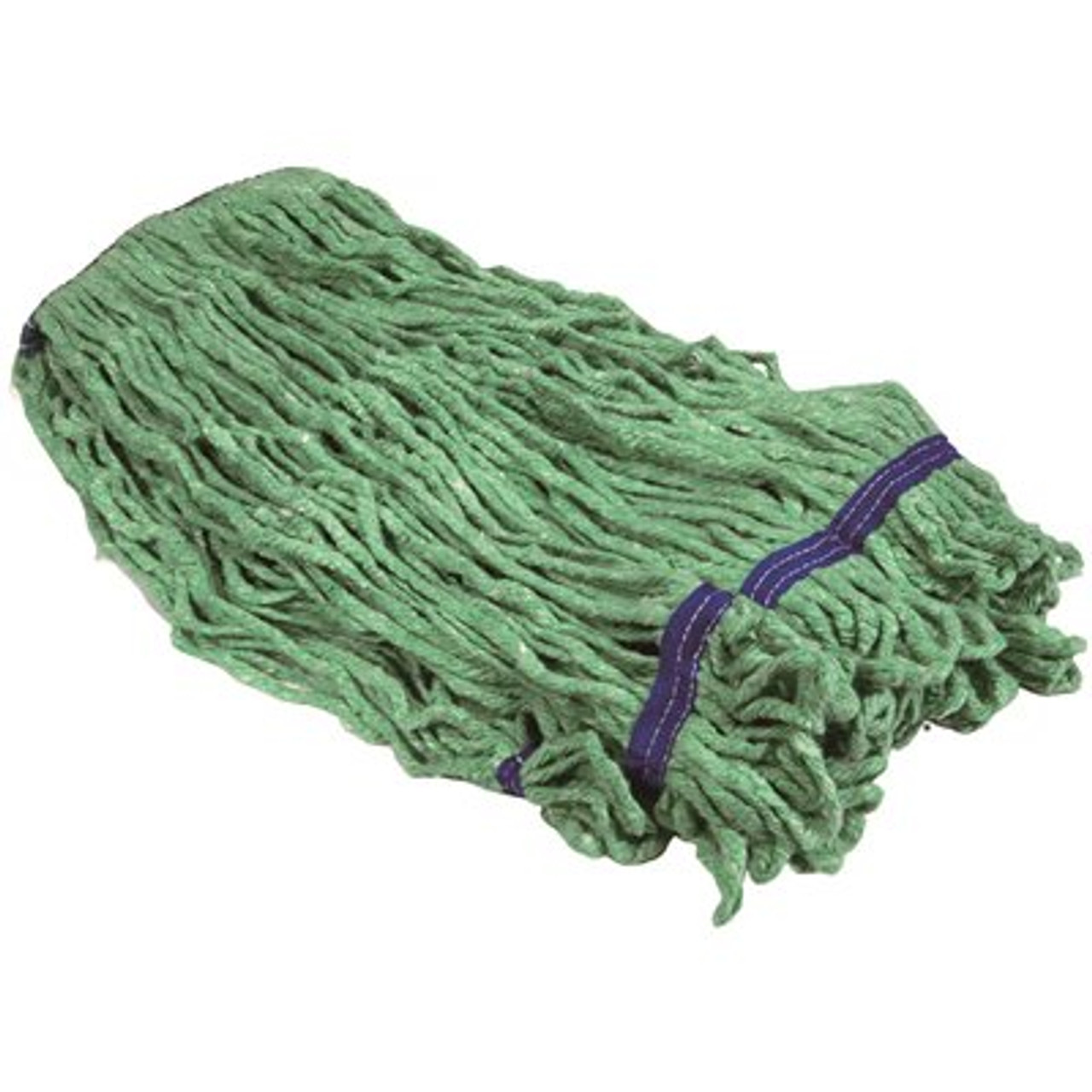 Renown Medium 20oz Green Blended Looped String Mop, 1 in. Headband (2-Pack)